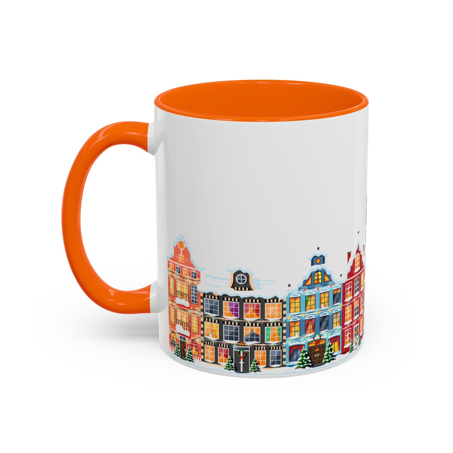 Christmas Houses - Accent Coffee Mug (11, 15oz) - 10438