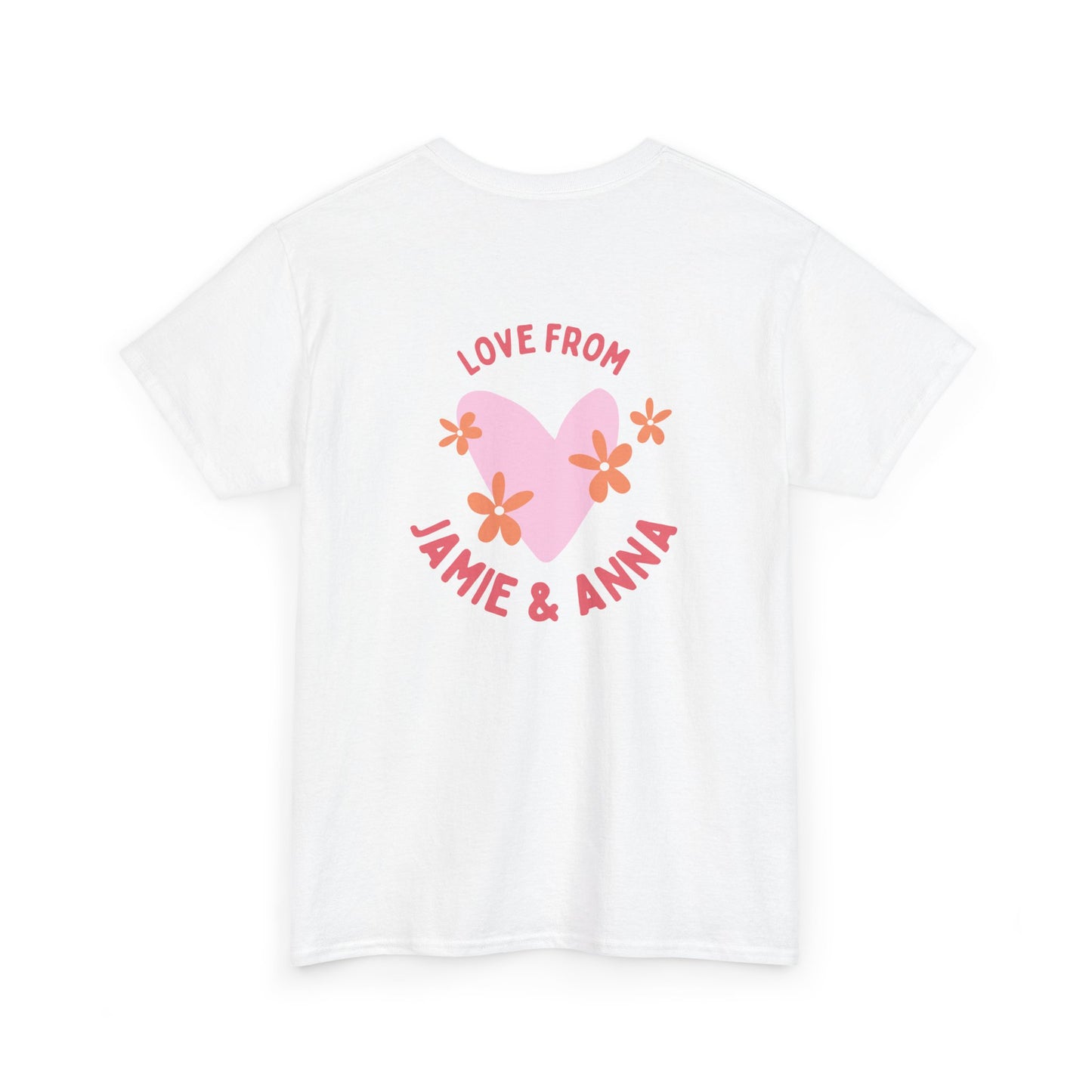 Mama Bear, Love From Jamie & Anna, Names Customizable - Unisex Heavy Cotton Tee - 11775