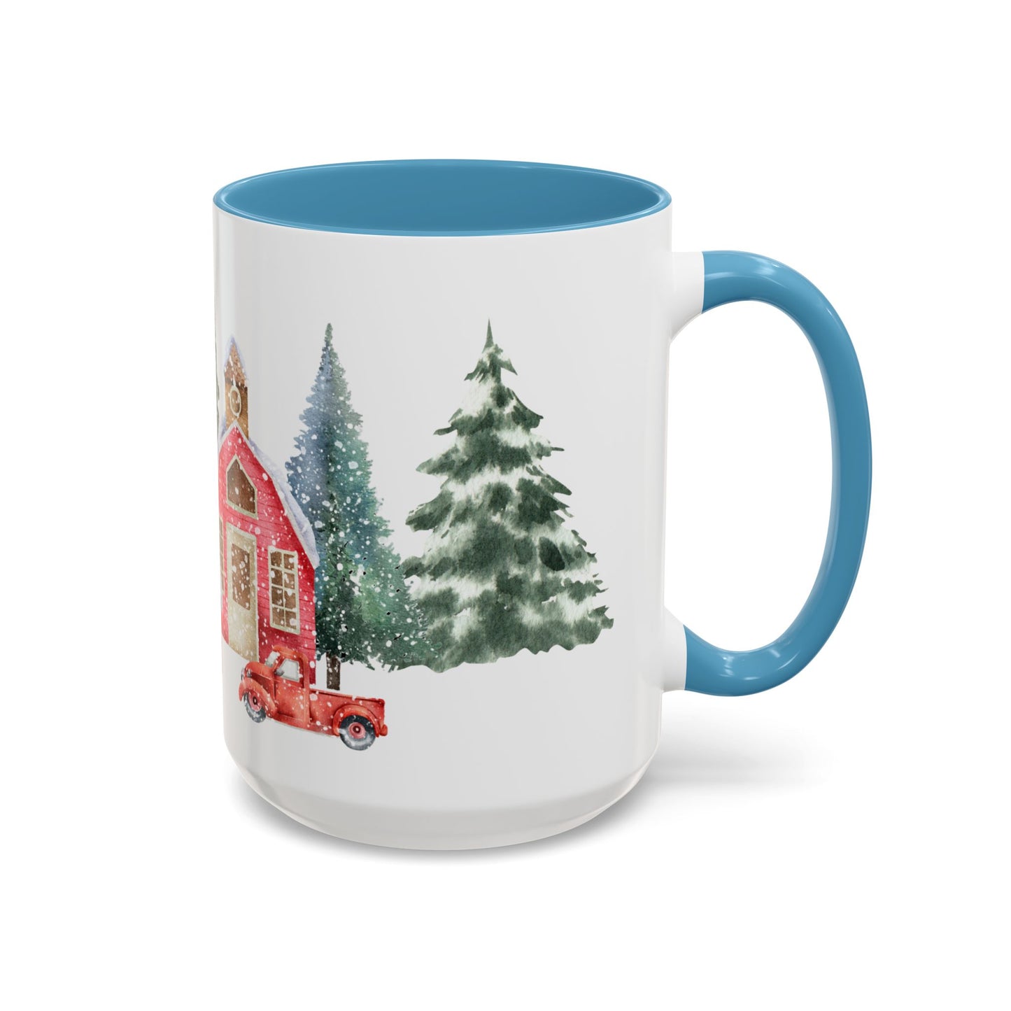 Winter House - Accent Coffee Mug (11, 15oz) - 10072