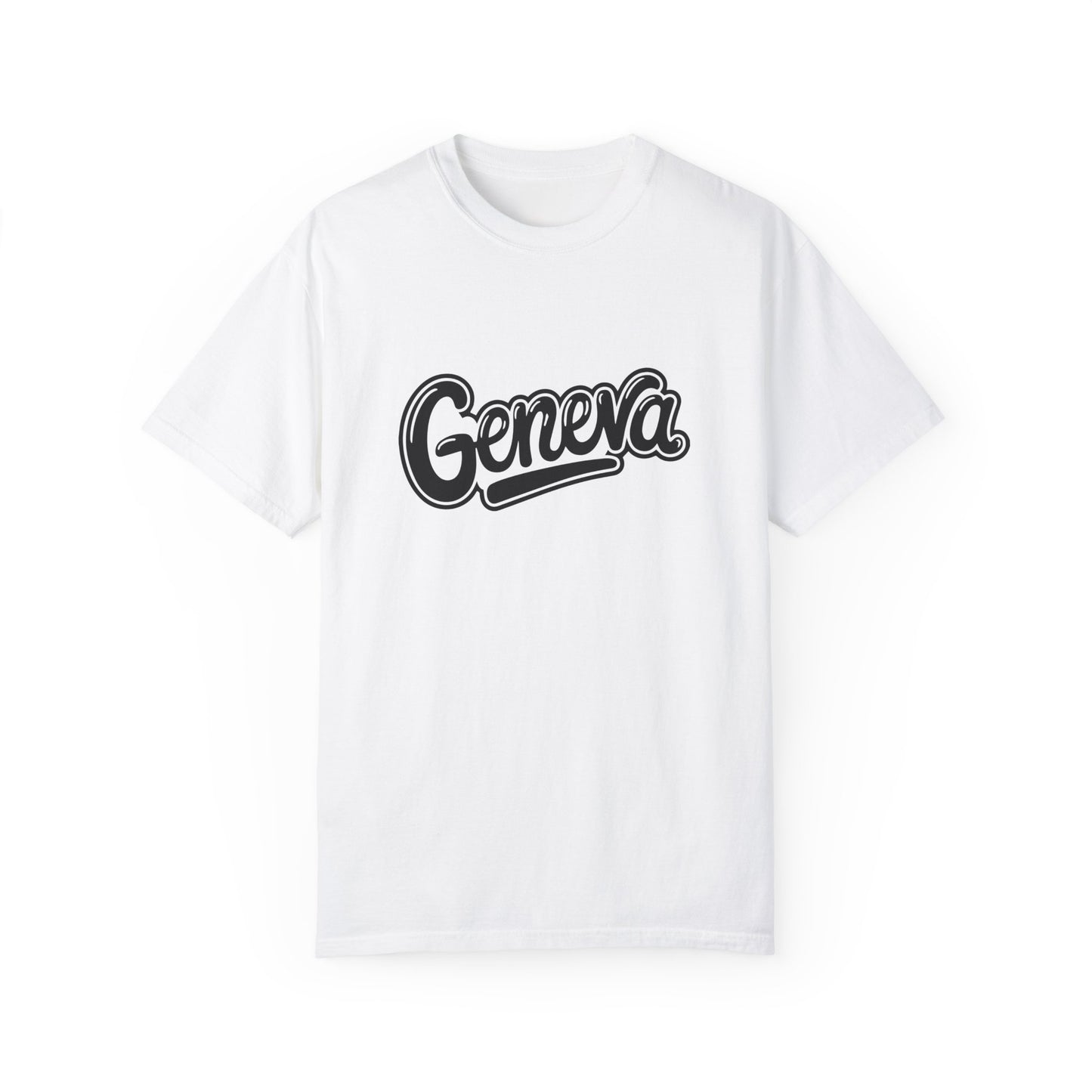 Geneva Unisex Garment-Dyed T-Shirt - Casual Comfort for Travel Lovers - 12261