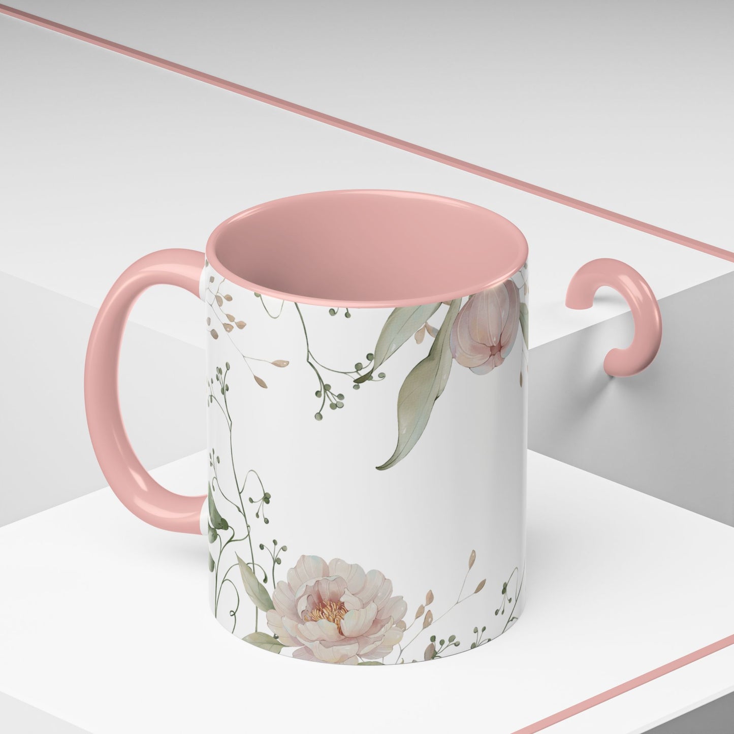 Love You, Mom - Accent Coffee Mug (11, 15oz) - 11039