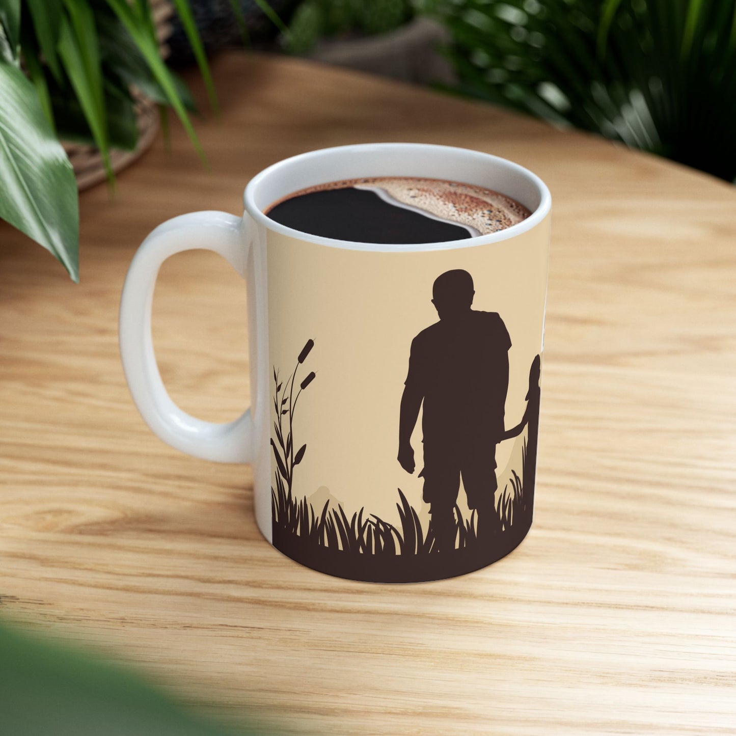 Father's Day Ceramic Mug, Unique Coffee Cup Gift, Dad's Special Mug, Family Bonding, Holiday Present - 14010