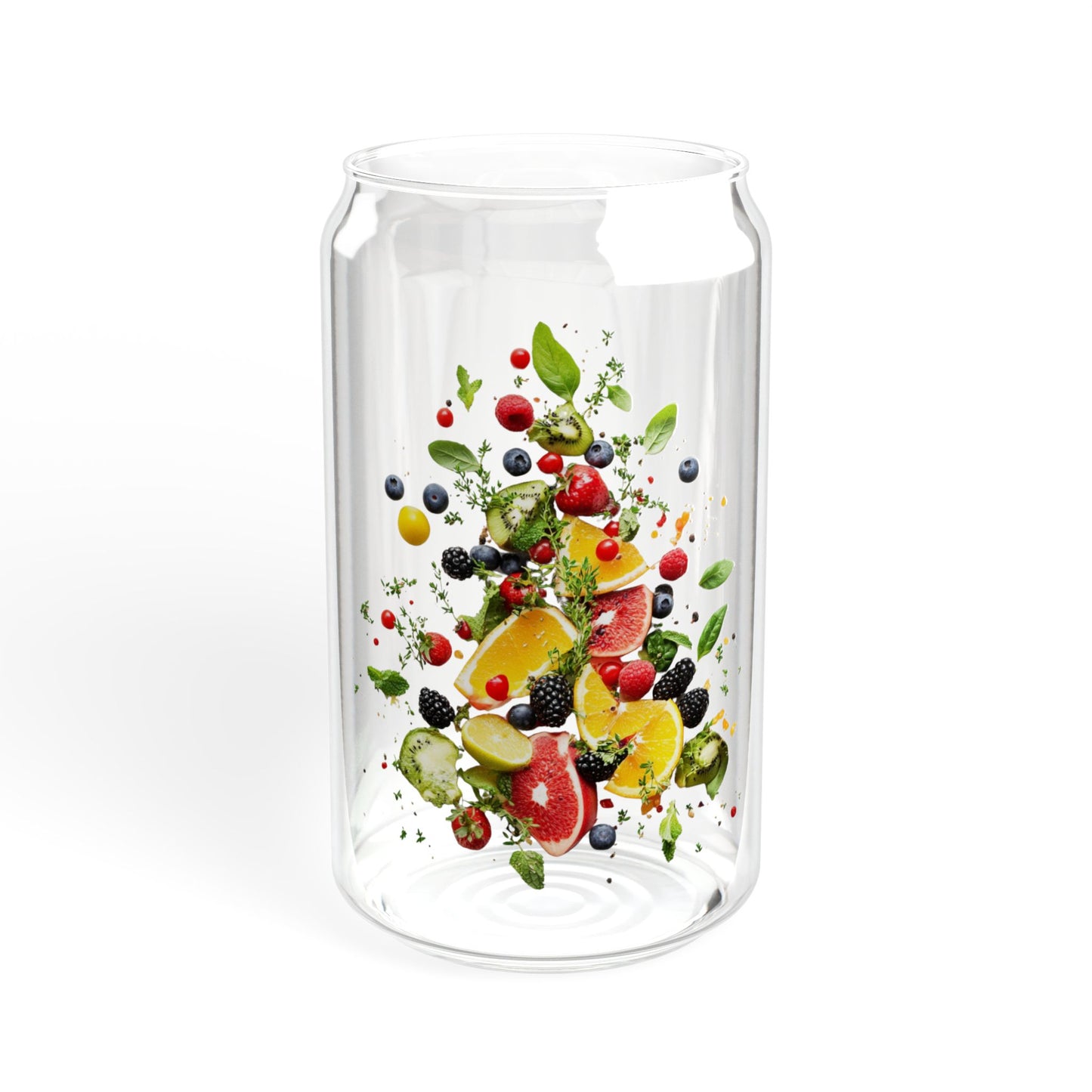 Fruits: The Ultimate Snack,  Customizable - Sipper Glass, 16oz - 10796