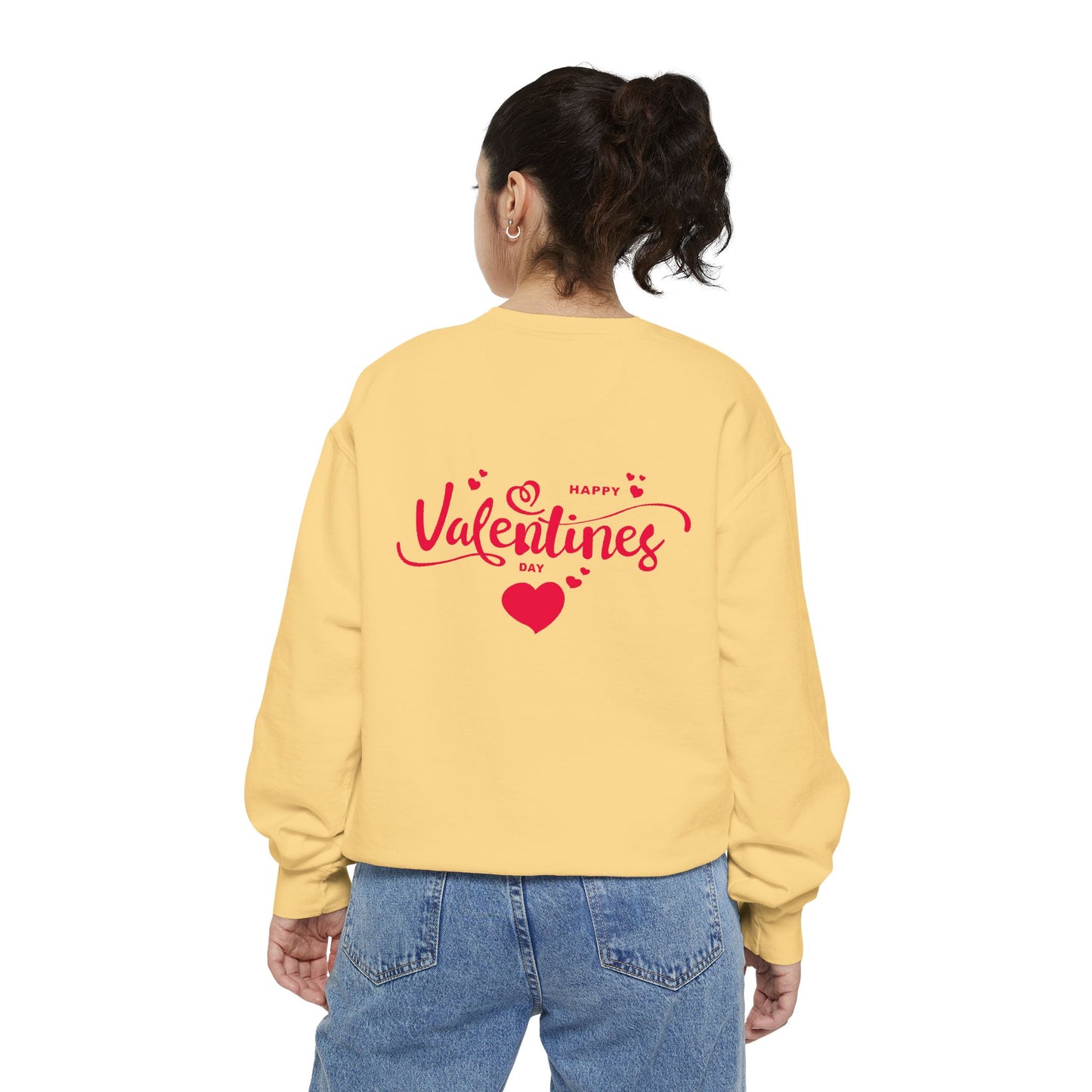 Happy Valentine's Day - Unisex Garment-Dyed Sweatshirt - 11426