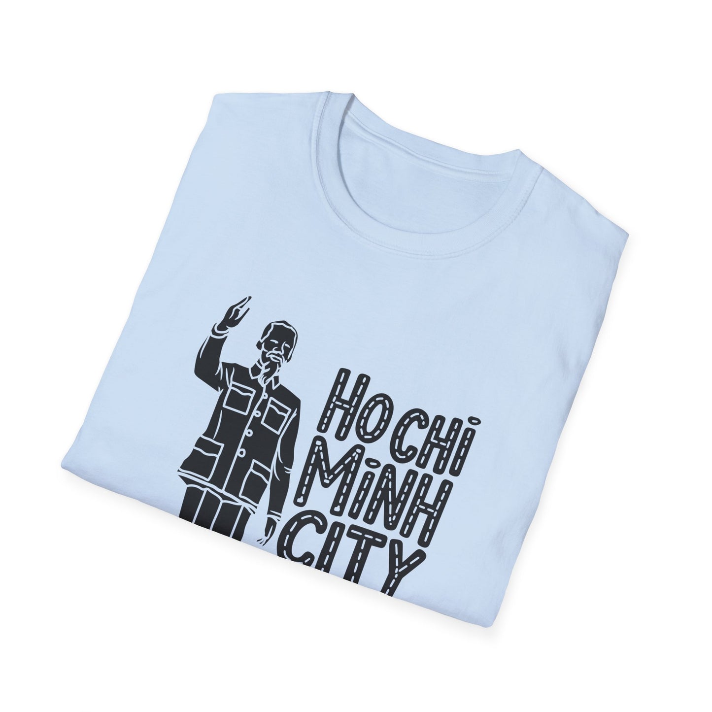 Hochi Minh City Graphic T-Shirt - Unisex Softstyle Tee - 12140