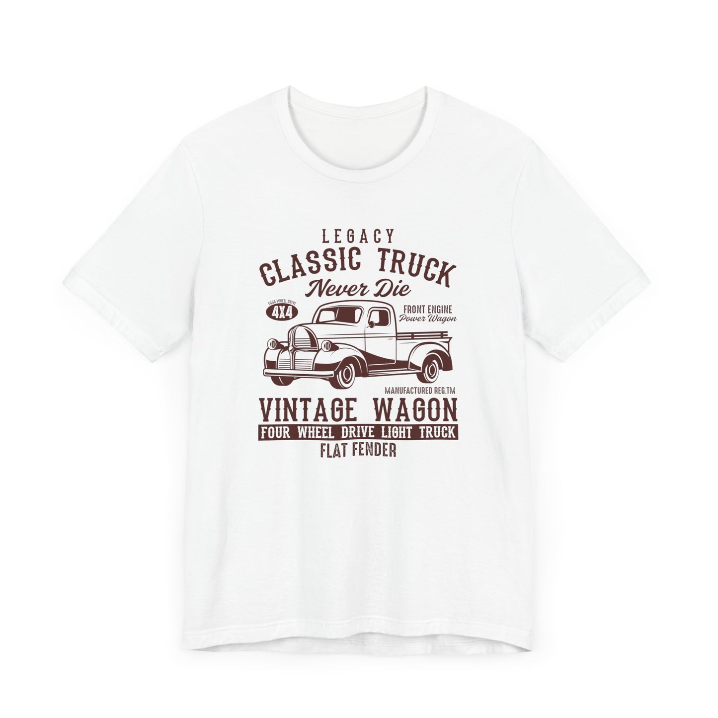 Legacy Classic Truck Never Die - Unisex Jersey Short Sleeve Tee