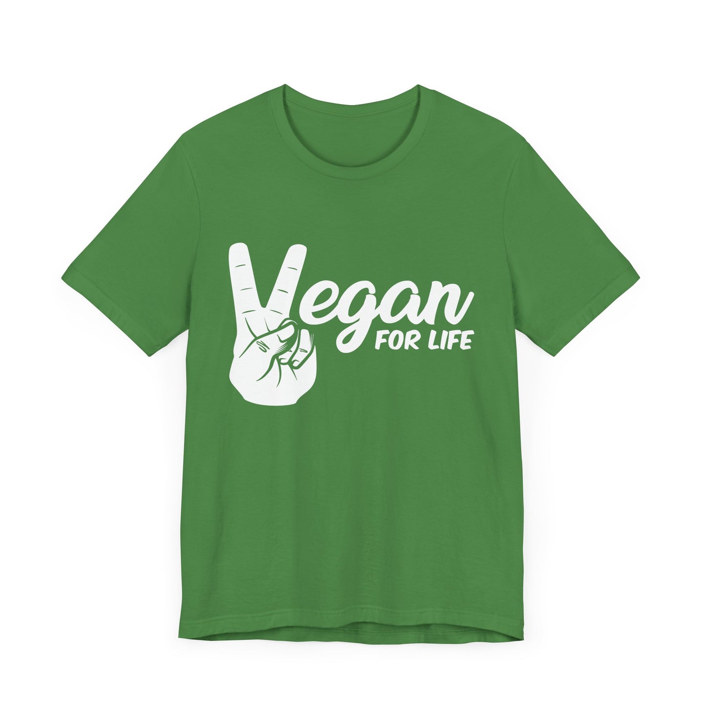 Vegan For Life - Unisex Jersey Short Sleeve Tee - 12381