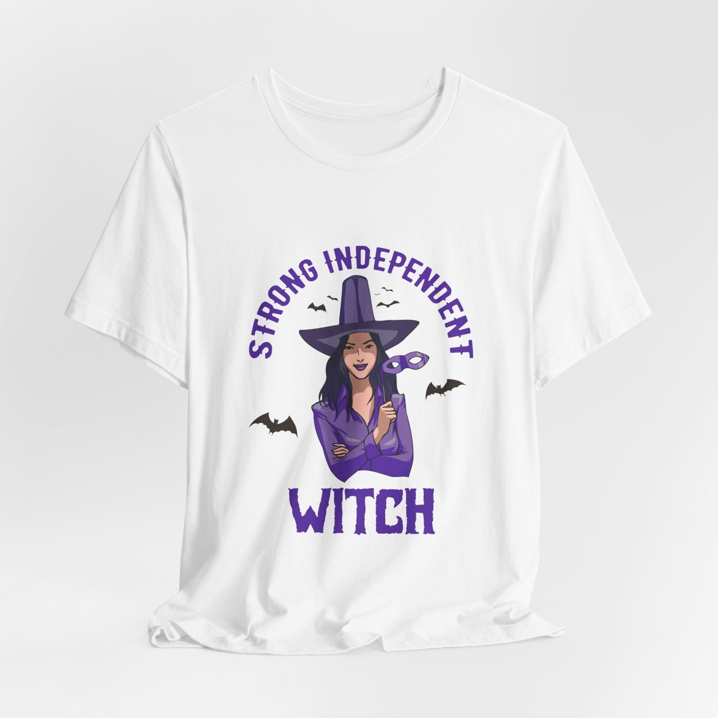 Halloween: Strong Independent Witch - Unisex Jersey Short Sleeve Tee