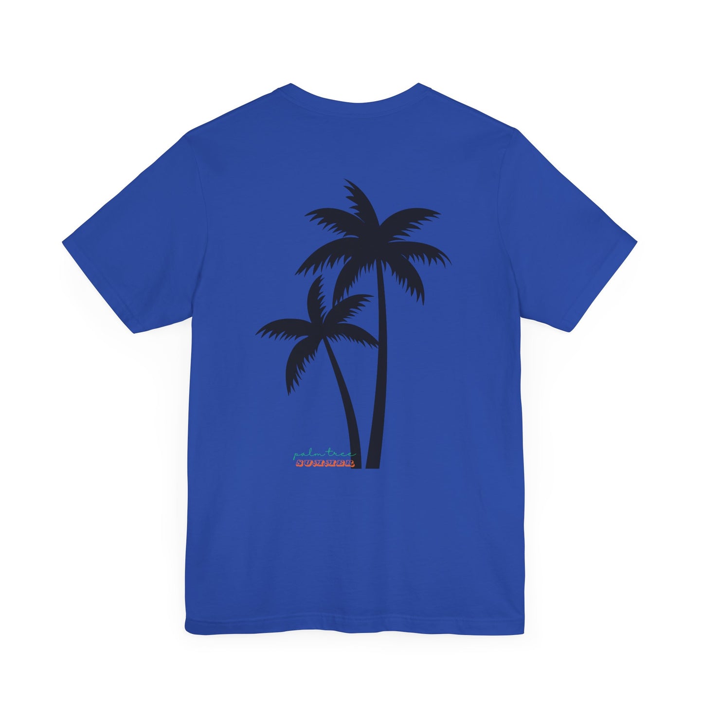 Summer, Palm Tree - Unisex Jersey Short Sleeve Tee