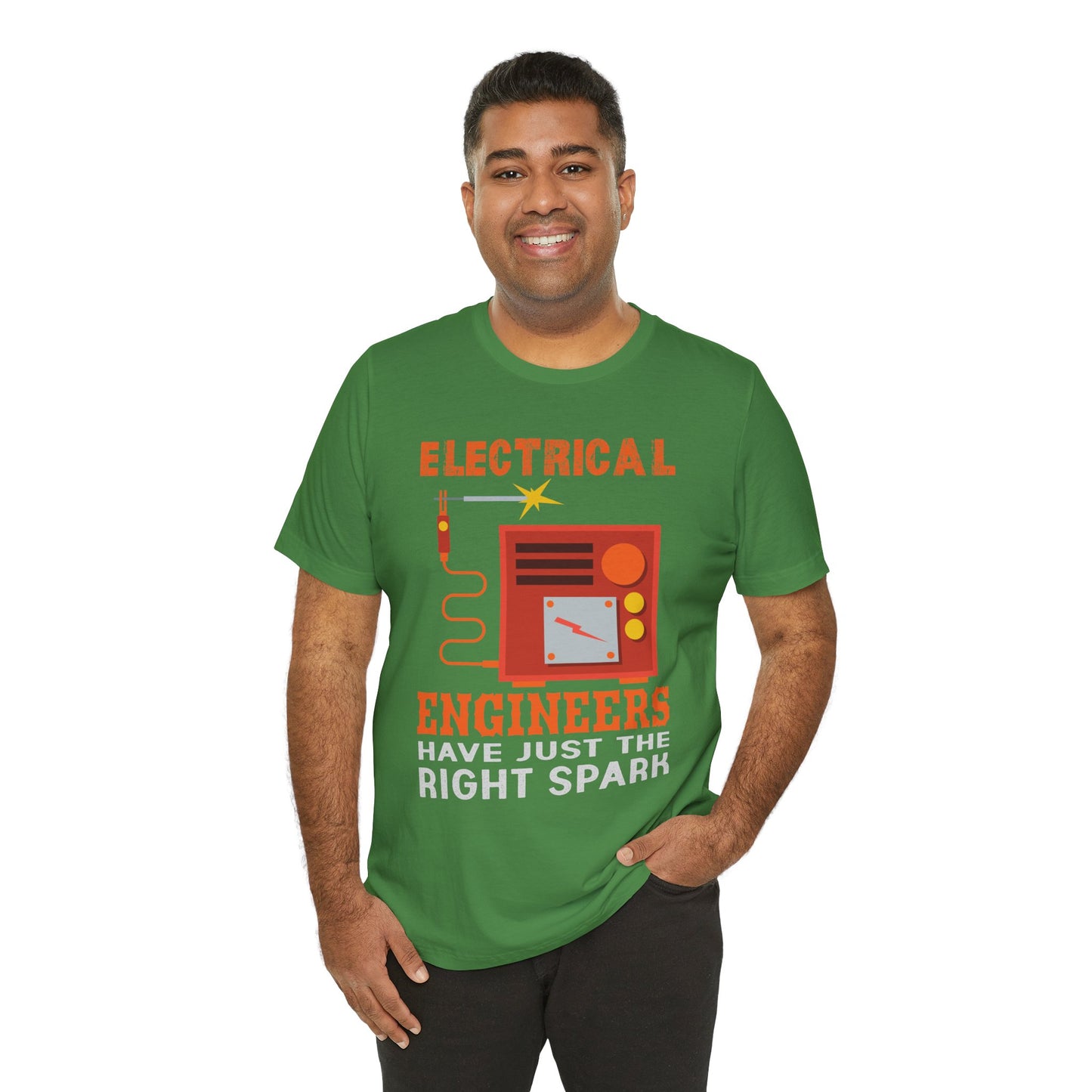 Electrical Engineers Have Just The Right Spark - Unisex Jersey Short Sleeve Tee - 13617
