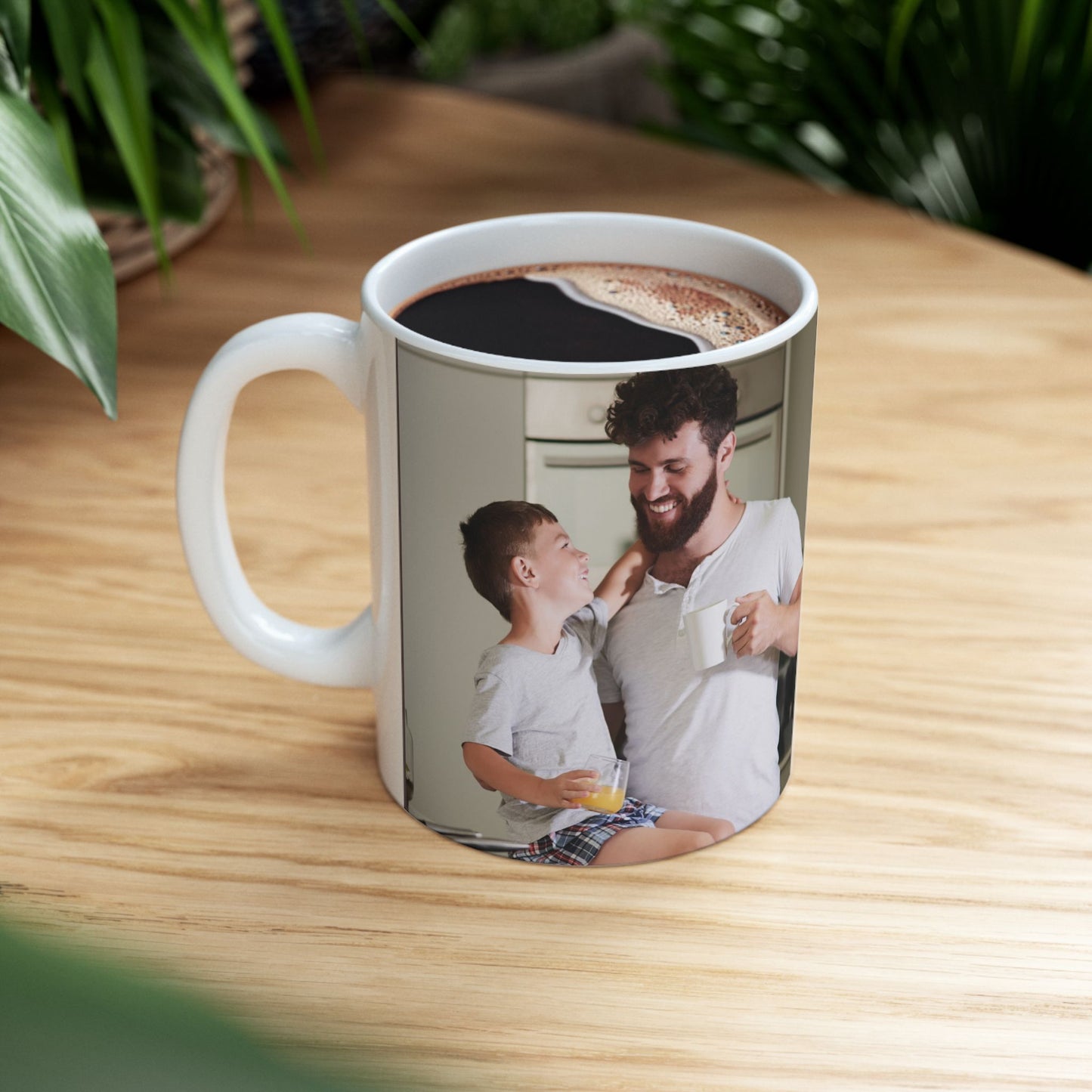 Dad, You're The Greatest Gift!  Photo Customizable, Ceramic Mug - (11oz, 15oz) - 12896