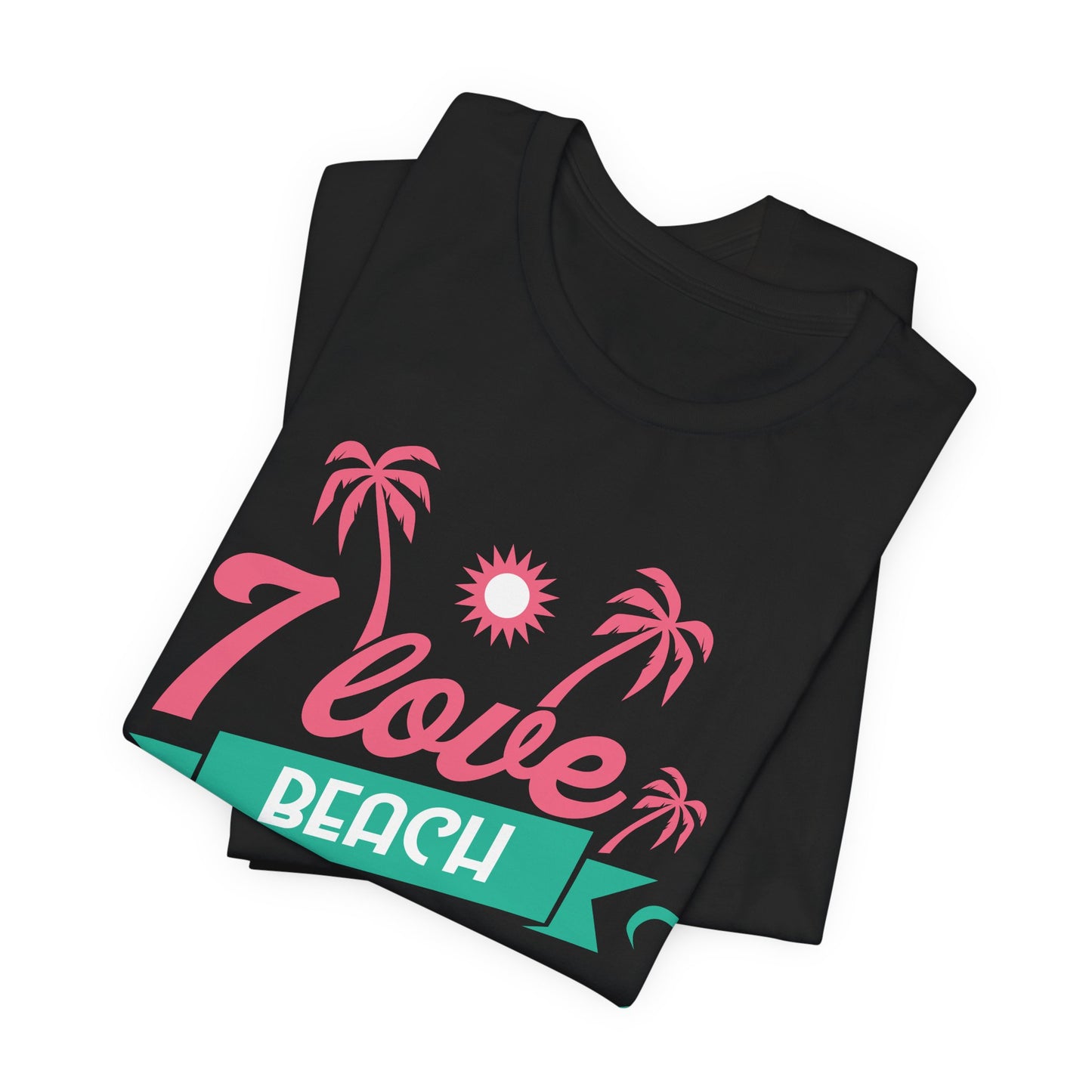I Love Beach - Unisex Jersey Short Sleeve Tee - 13173