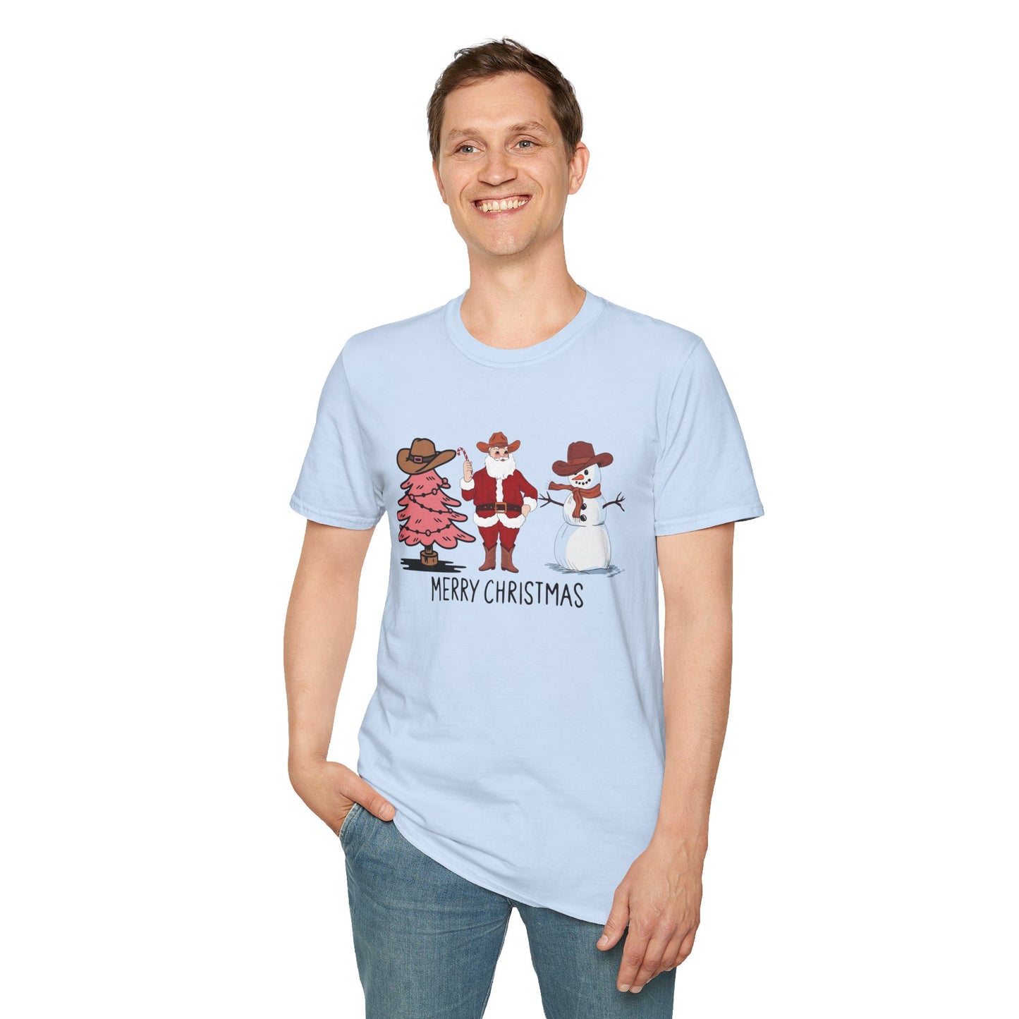 Cowboy's Christmas - Unisex Softstyle T-Shirt - 10349