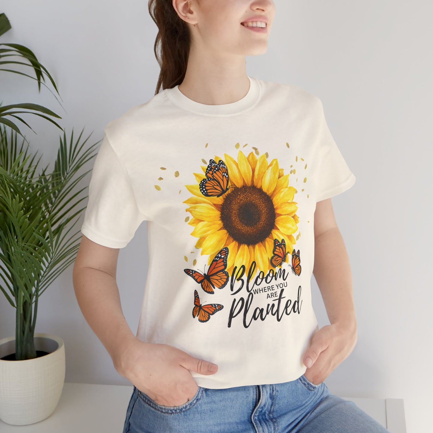 Sunflower Bloom Where You Are Planted Tee - 14920