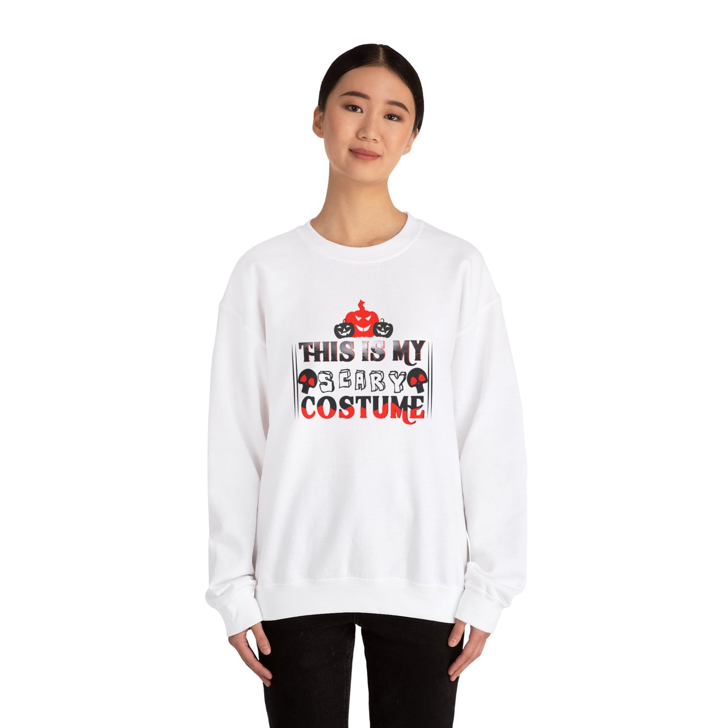 This Is My Scary Costume - Unisex Heavy Blend™ Crewneck Sweatshirt