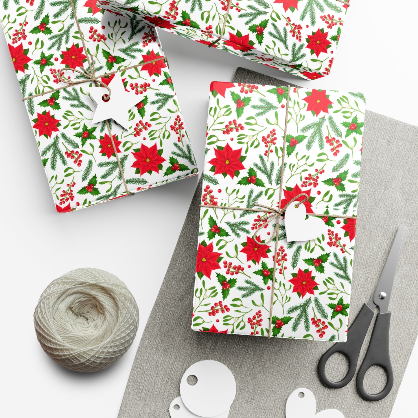 Red Flowers - Gift Wrap Papers - 10209