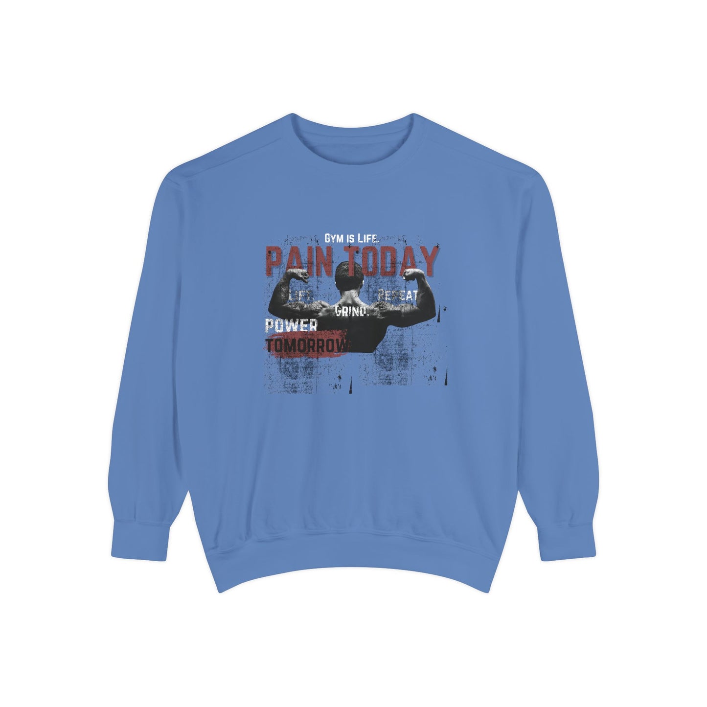 Gym is Life - Unisex Garment-Dyed Sweatshirt - 10608