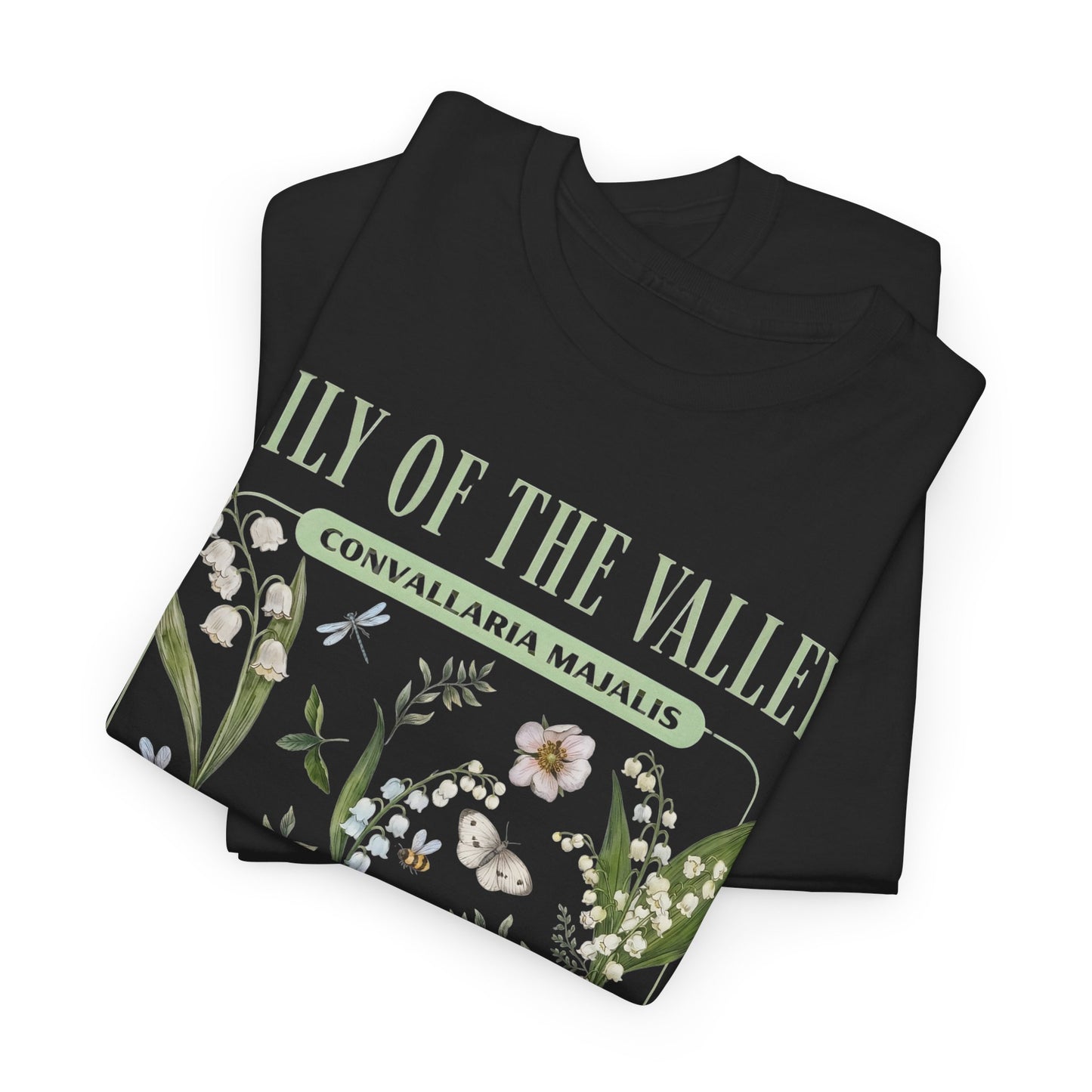 Lily of the Valley Shirt – Botanical Illustration Floral Tee (May Birth Flower) - 14883