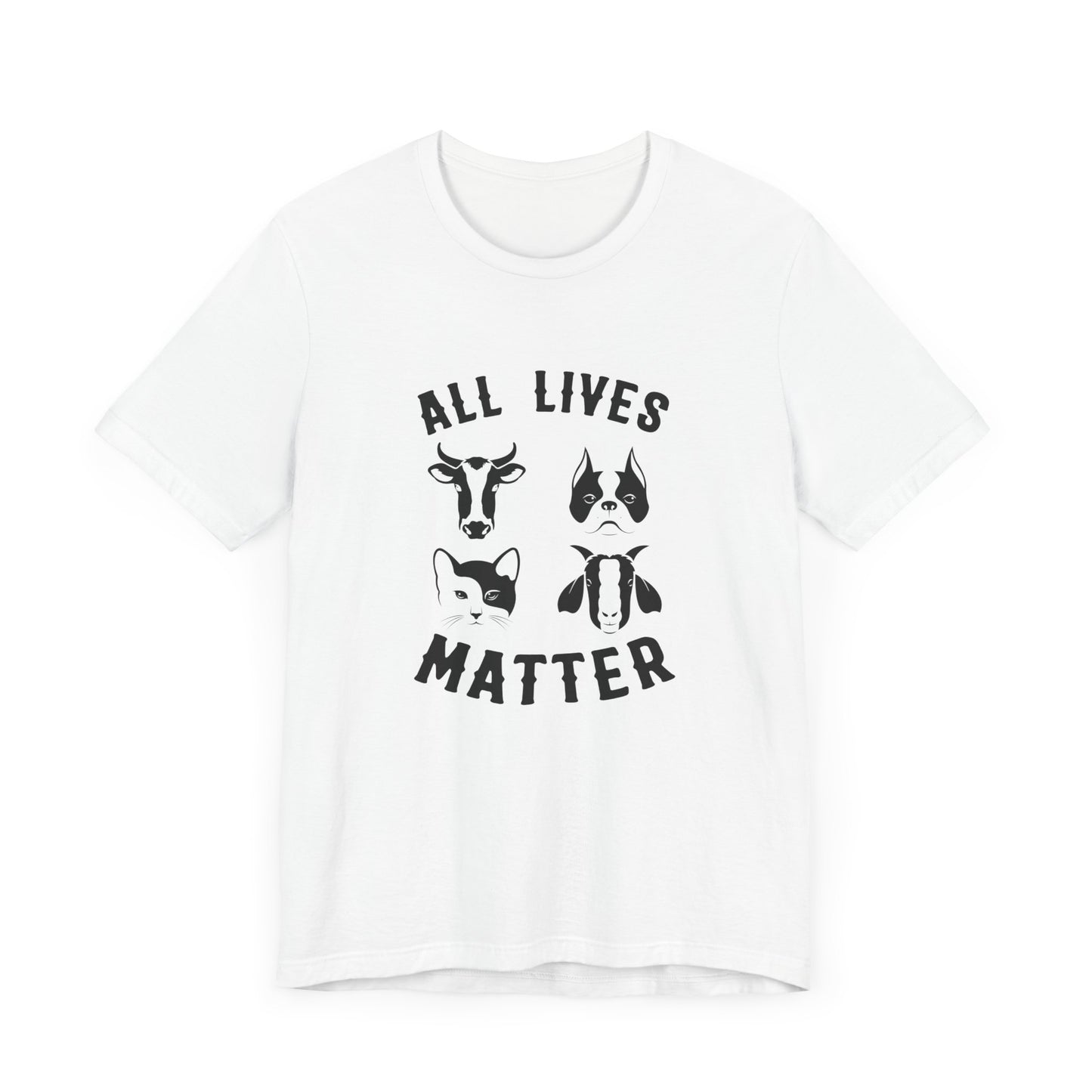 Vegan: All Lives Matter - Unisex Jersey Short Sleeve Tee