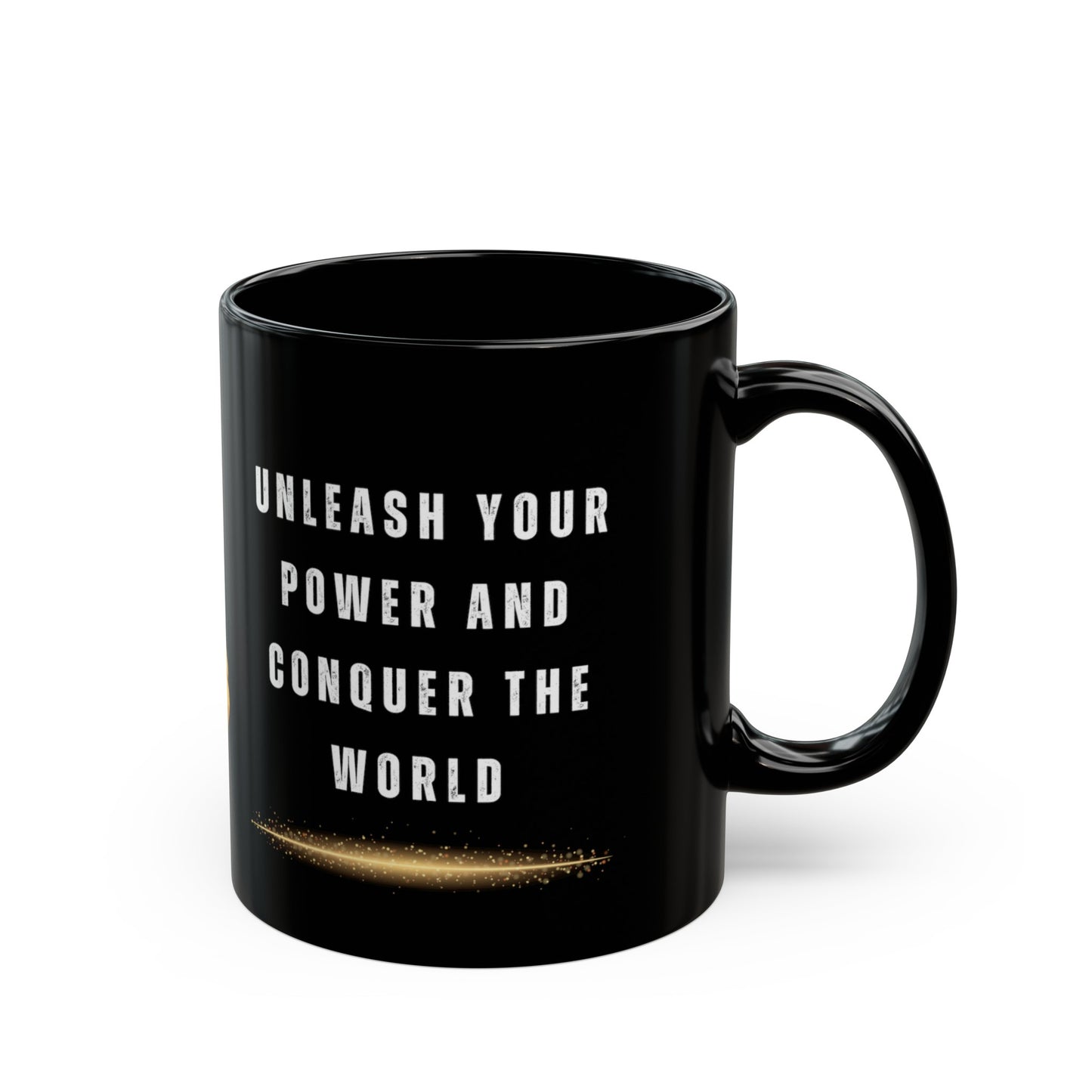 Born to Conquer Mongolia - Ceramic Black Mug (11oz, 15oz)