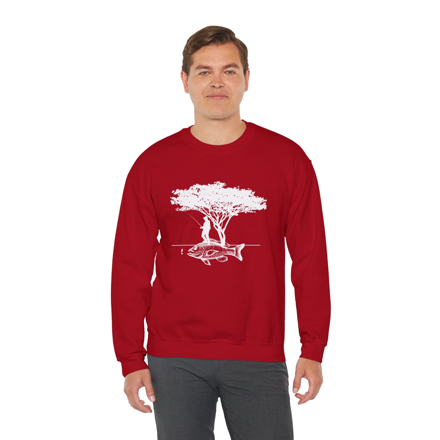 Fishing - Unisex Heavy Blend™ Crewneck Sweatshirt