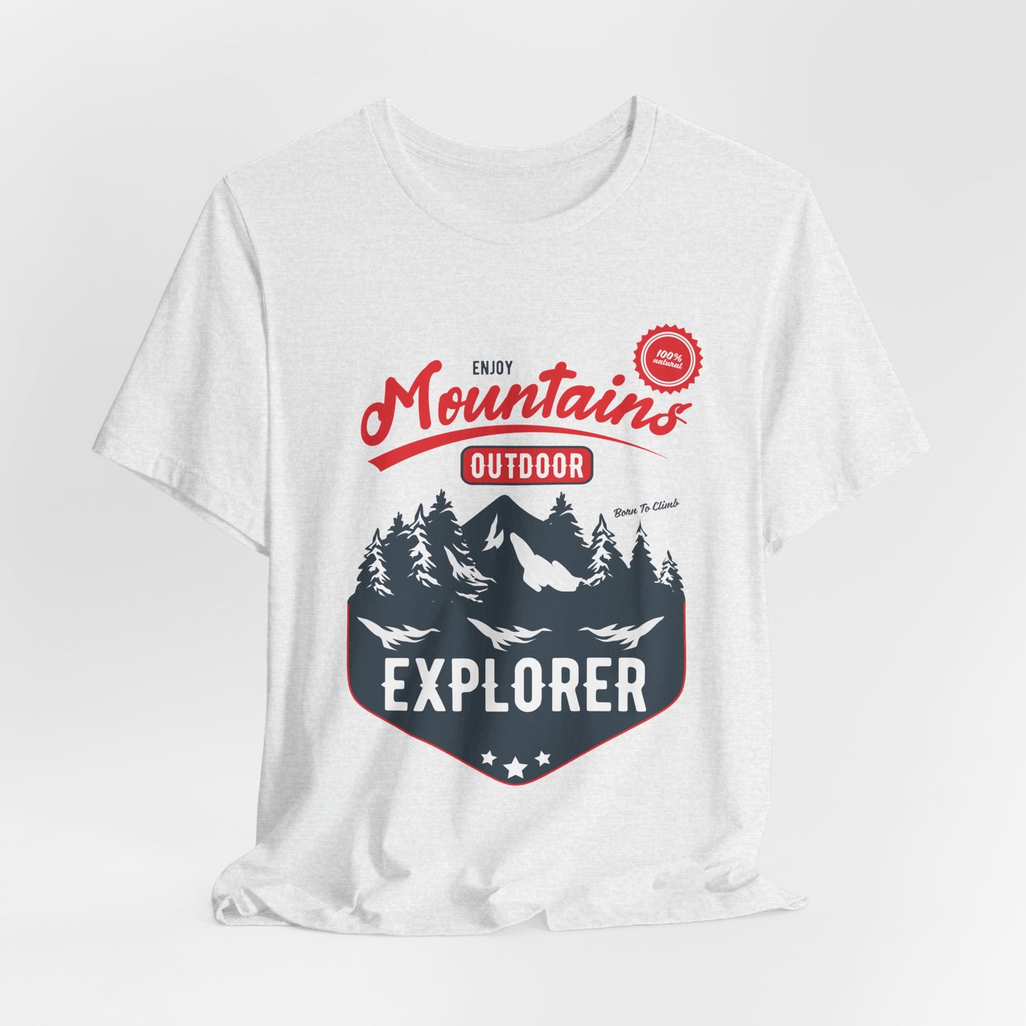Enjoy Mountains, Outdoor Explorer - Unisex Jersey Short Sleeve Tee - 12592