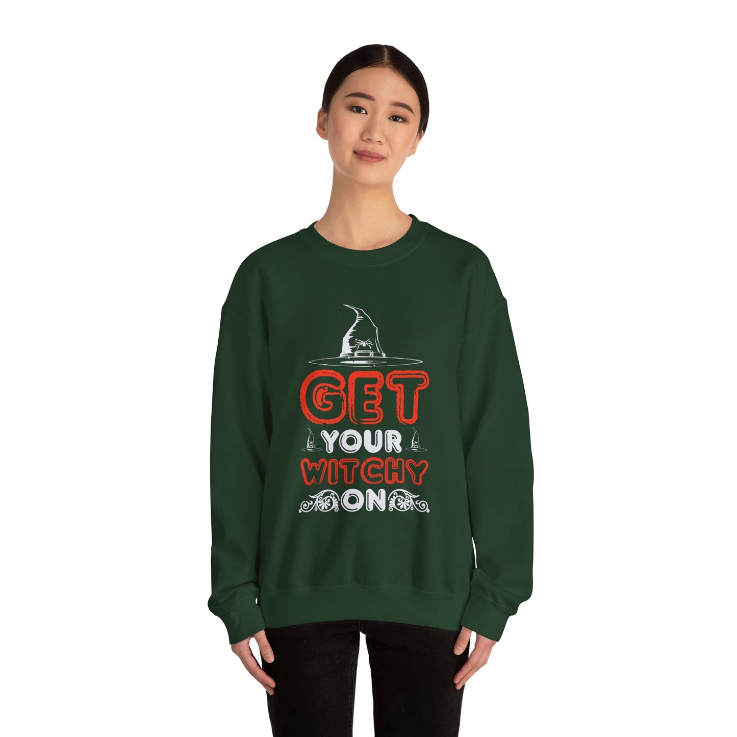 Get Your Witchy On - Unisex Heavy Blend™ Crewneck Sweatshirt