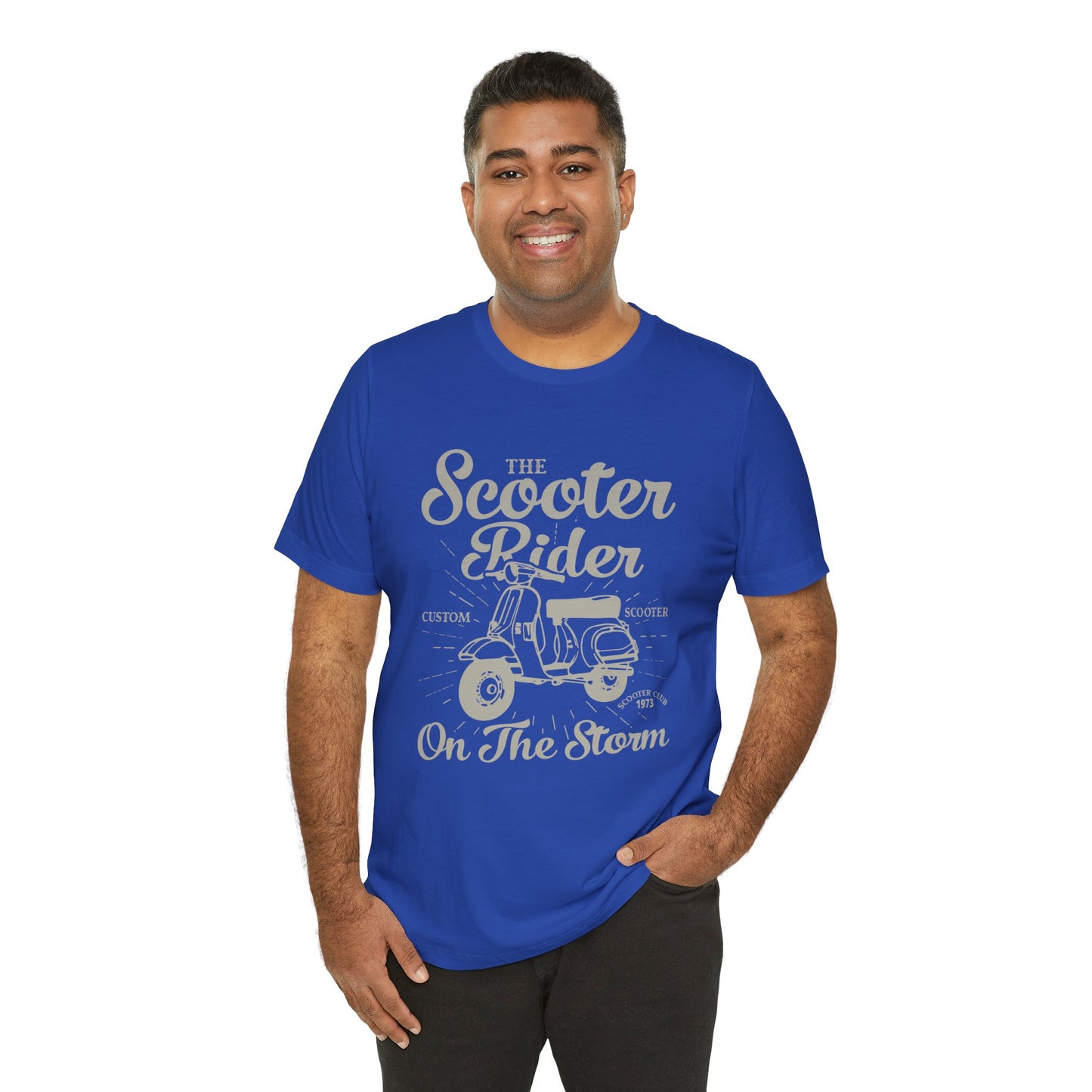 The Scooter Rider - Unisex Jersey Short Sleeve Tee