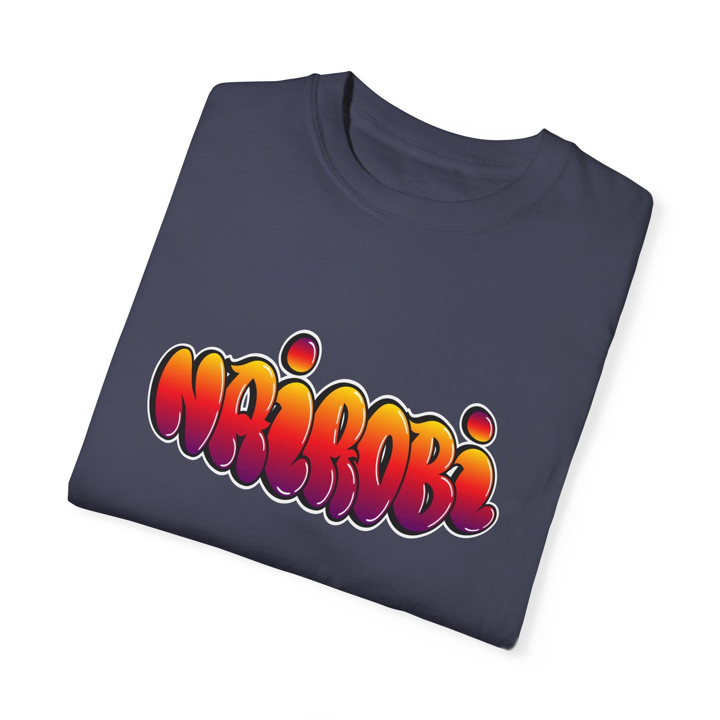 Nairobi Graphic T-Shirt - Unisex Garment-Dyed Tee - 12181