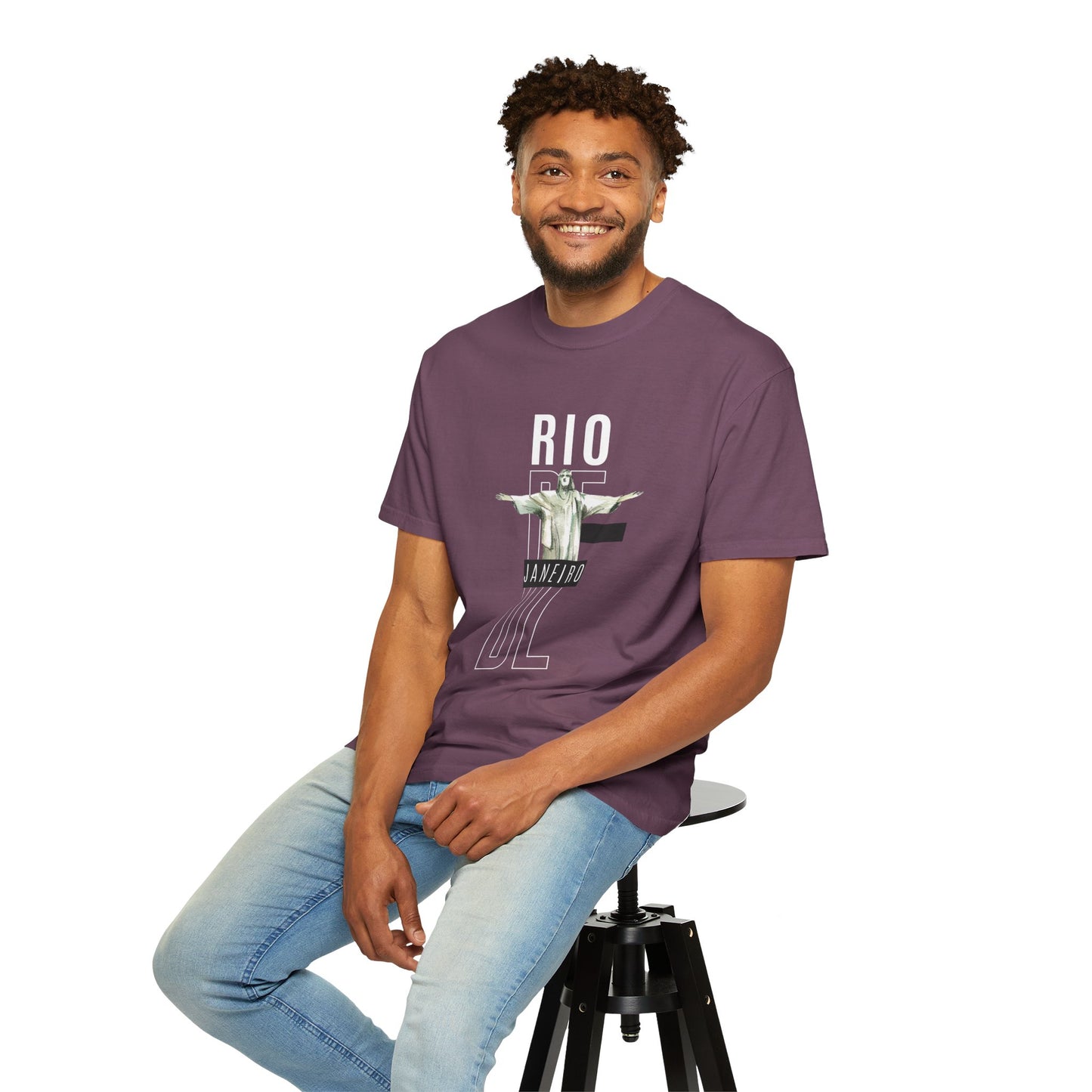 Rio de Janeiro Unisex Garment-Dyed T-Shirt - 12049