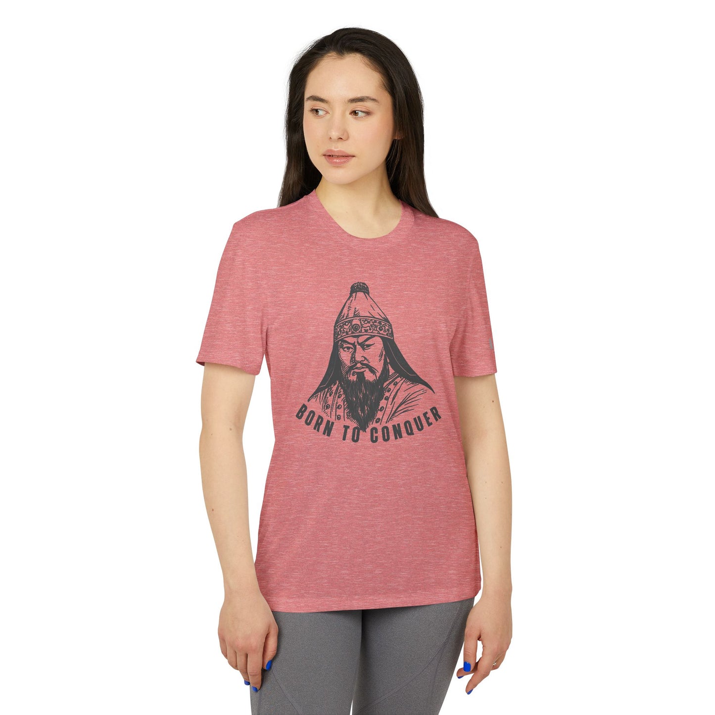 Chinggis Khan, Born To Conquer - Adidas Unisex Sport T-shirt