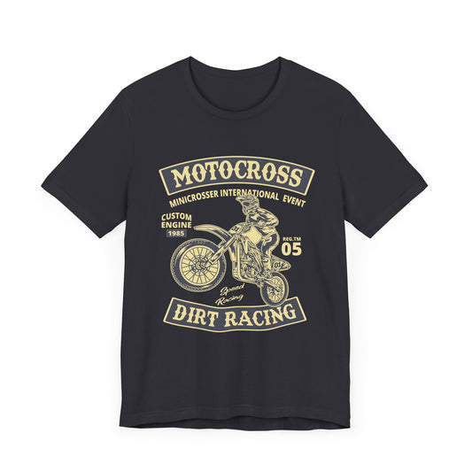 Motocross, Dirt Racing - Unisex Jersey Short Sleeve Tee - 13147
