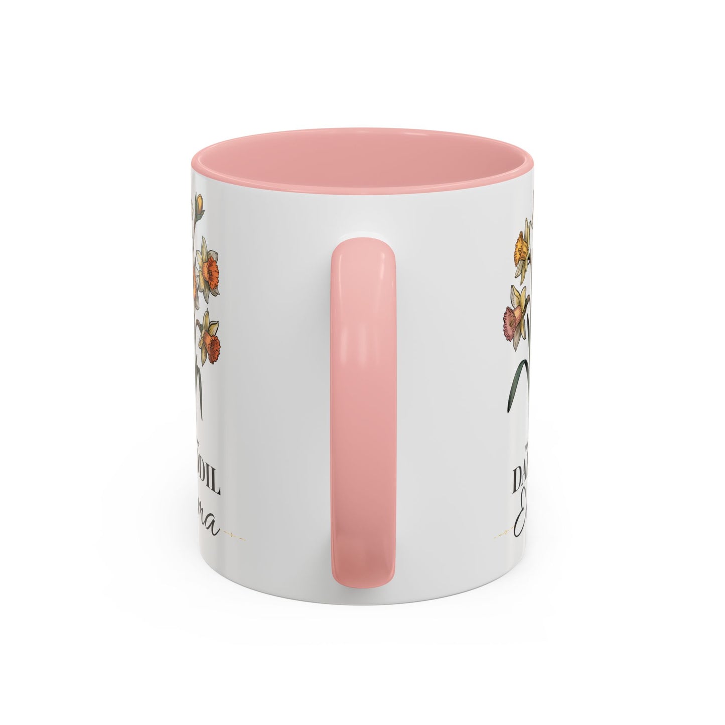 March Birth Flower Mug – Daffodil Custom Name Coffee Cup, Born in March Made to Bloom Birthday Gift (11oz / 15oz) - 14797