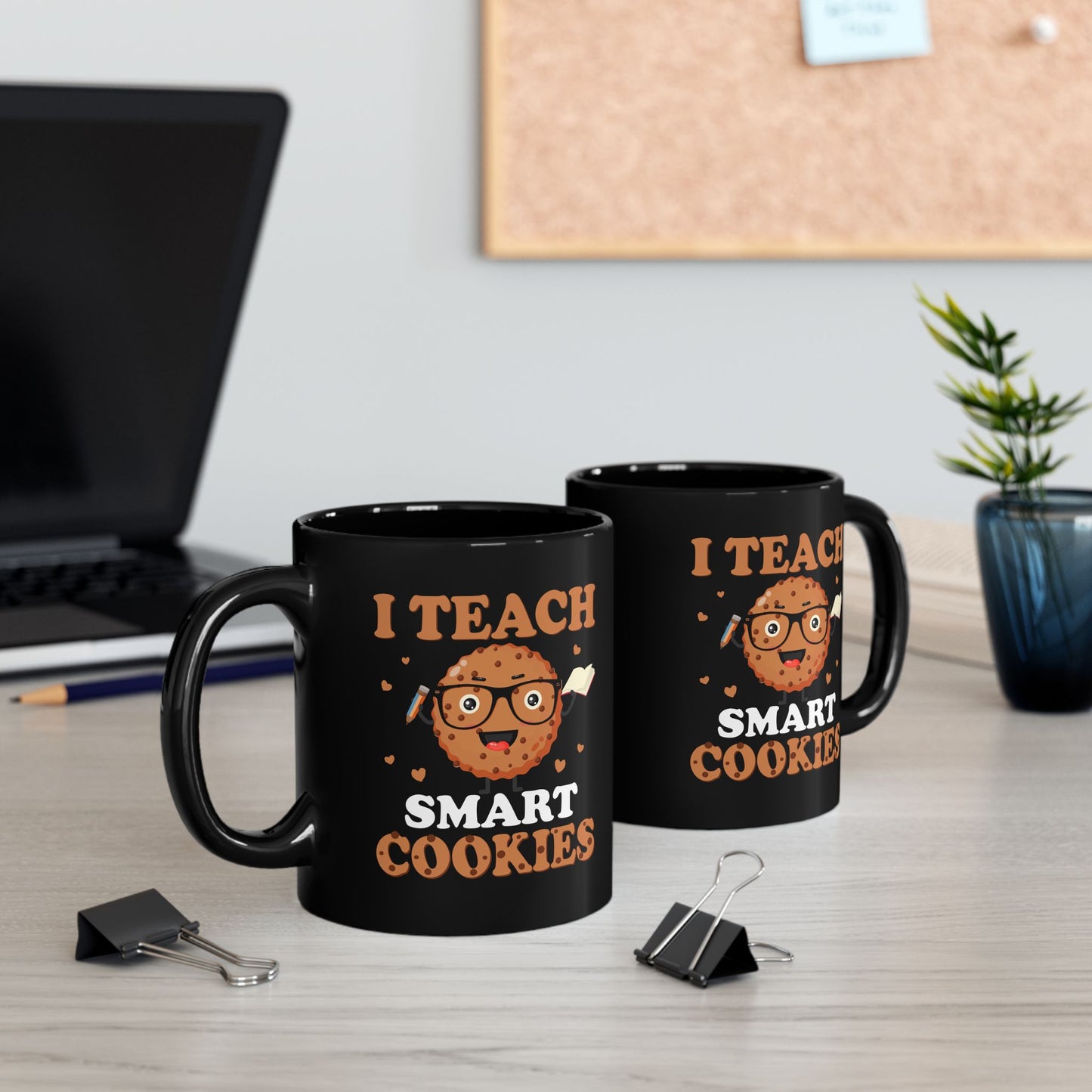 I Teach Smart Cookies - Black Mug (11oz, 15oz) - 13489