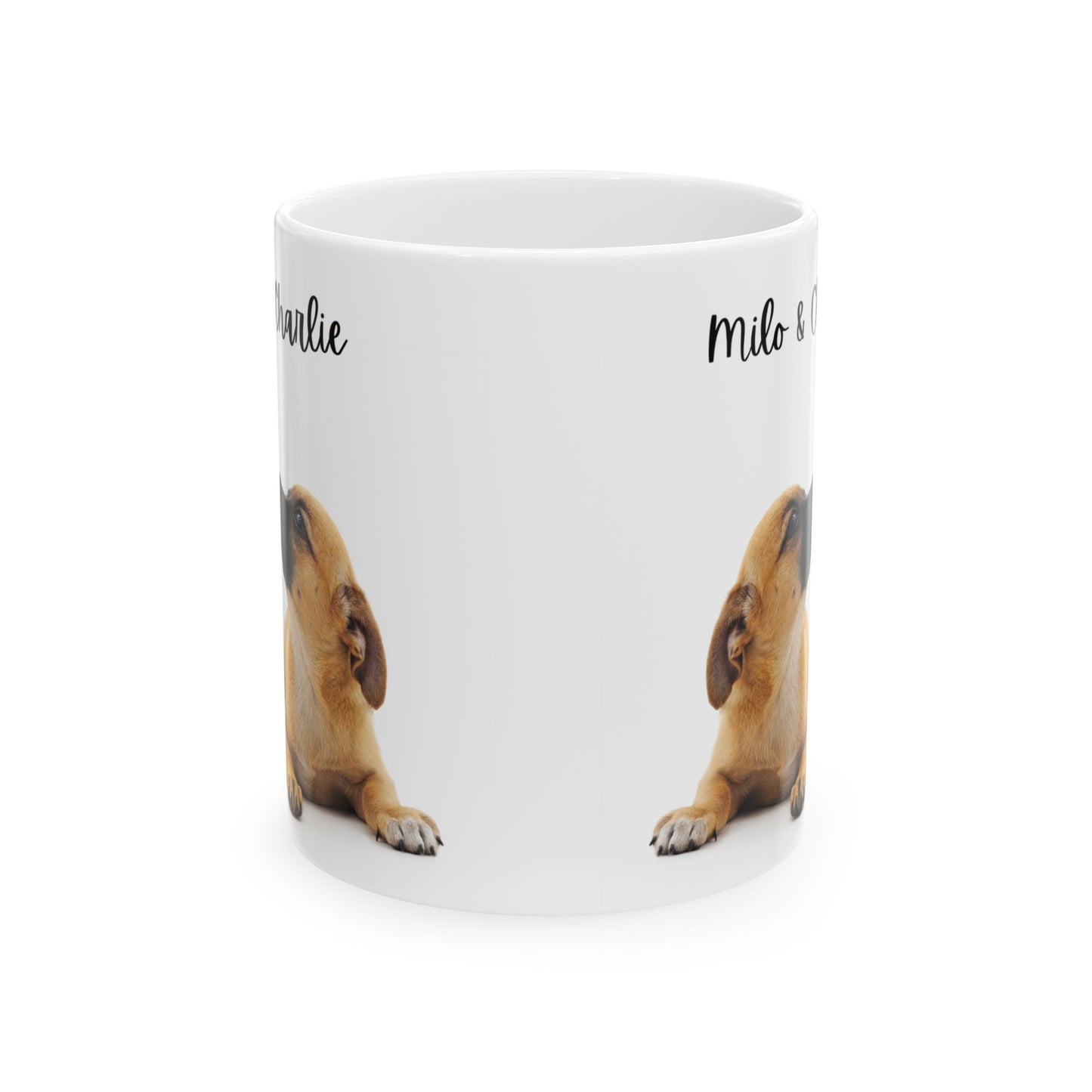 Personalized Pet Lover Ceramic Mug - Custom Dog & Cat Gifts, Animal Coffee Cup, Unique Present for Pet Owners - 14210
