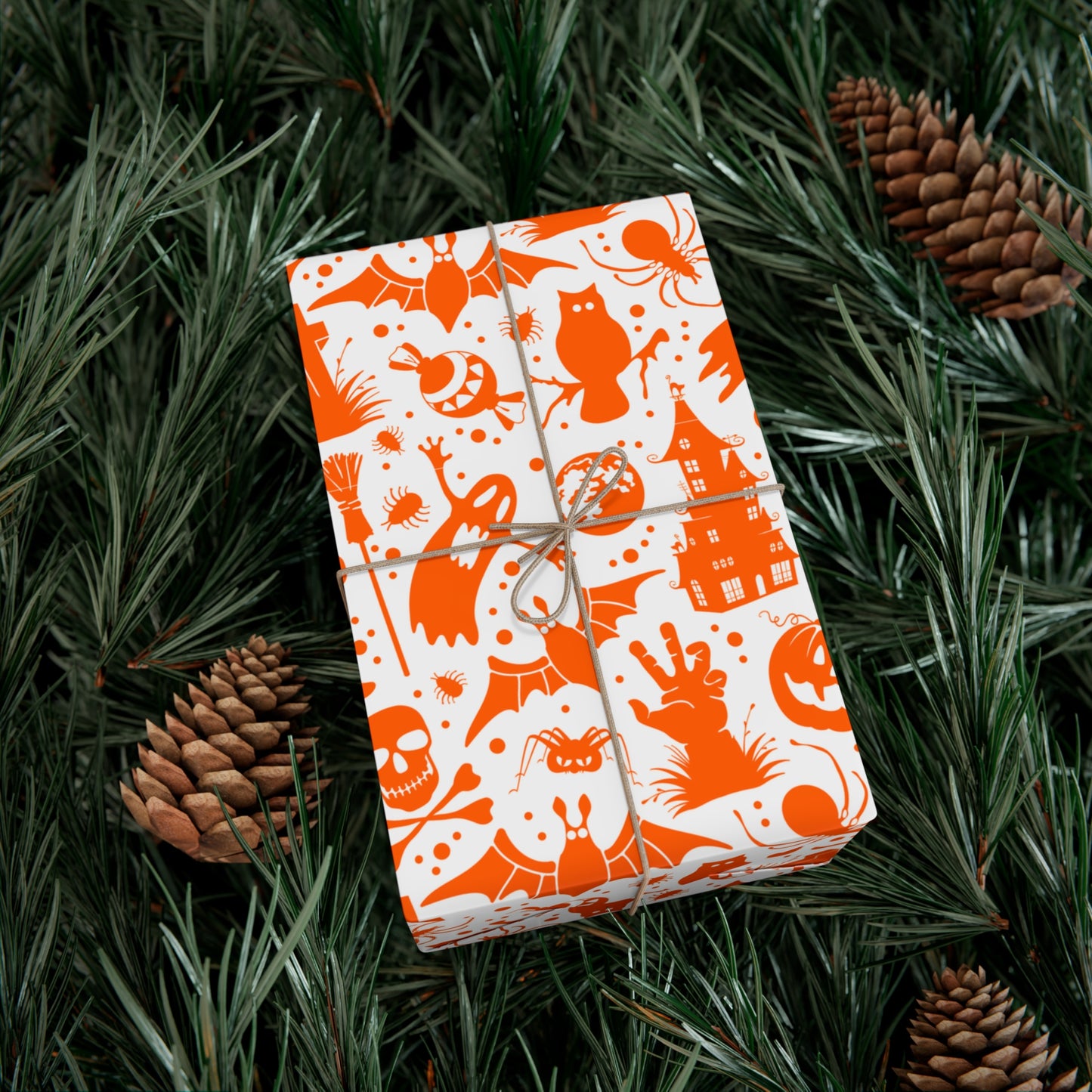 Orange Halloween - Gift Wrap Papers