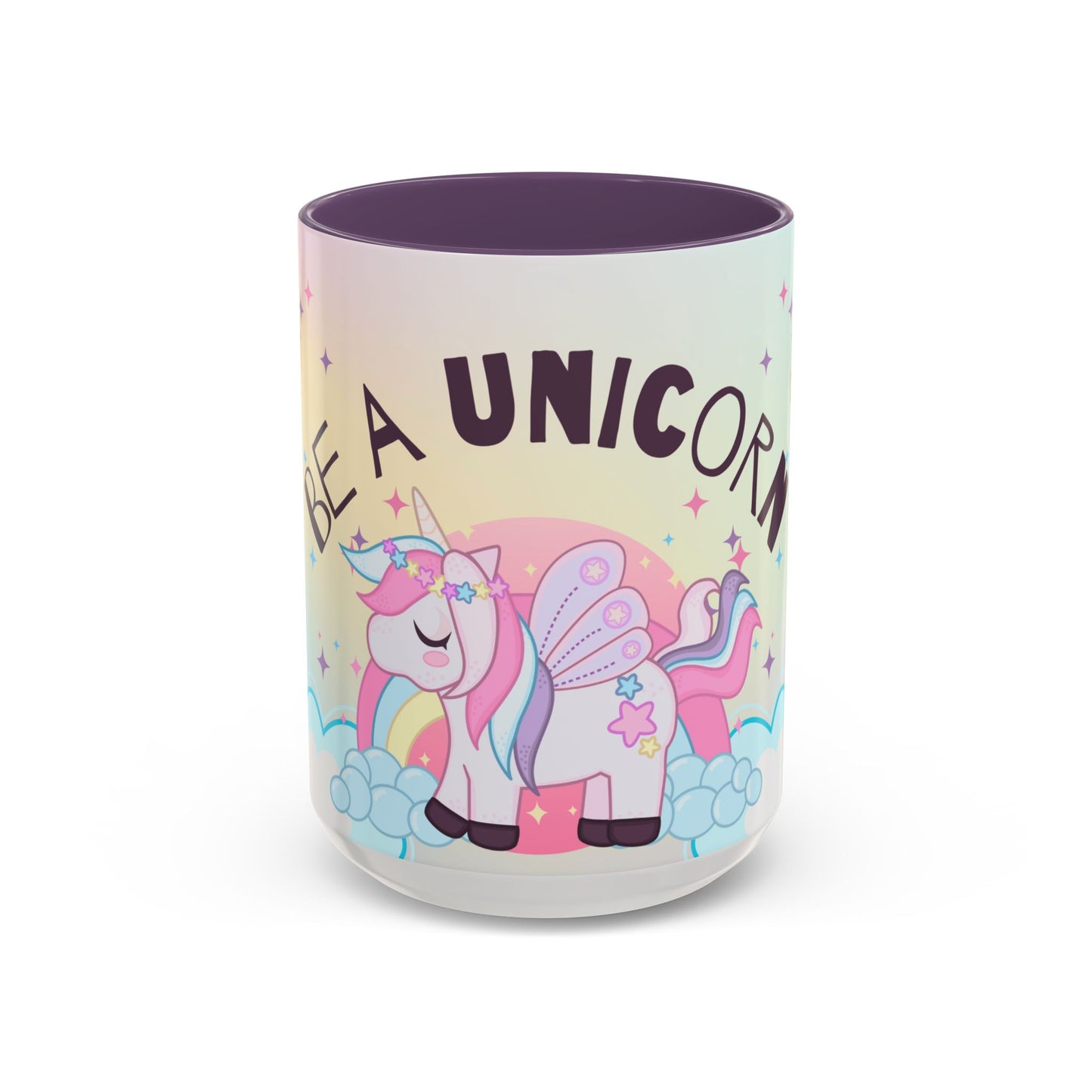 Be A Unicorn - Accent Coffee Mug (11, 15oz) - 11007