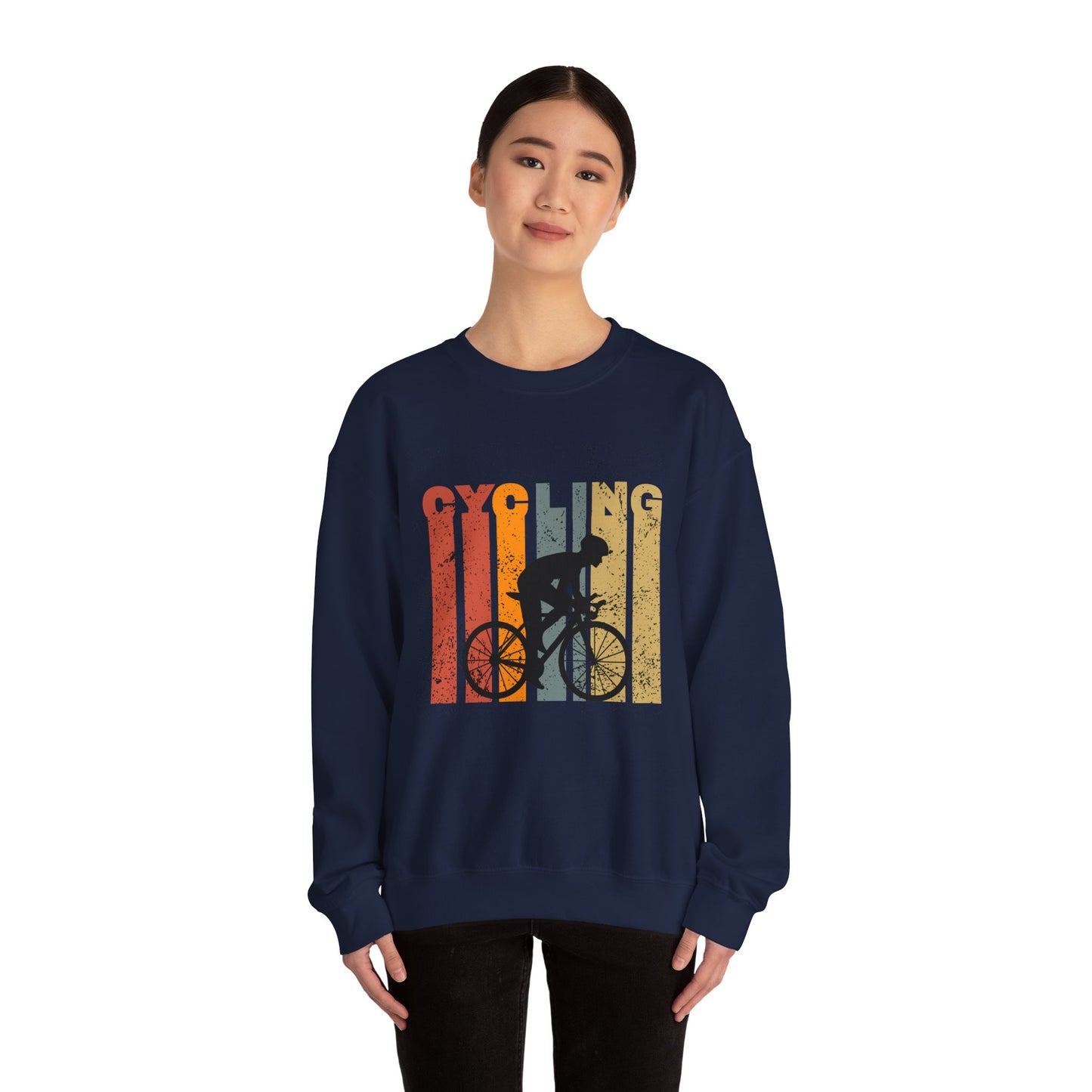 Cycling - Unisex Heavy Blend™ Crewneck Sweatshirt - 10679