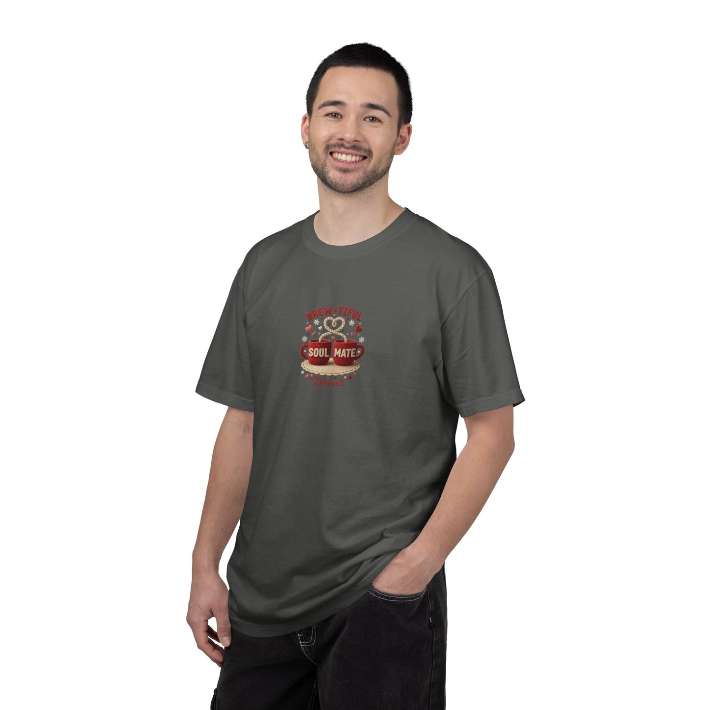 Brew-tiful Soul Mate Coffee Graphic T-Shirt - 14747