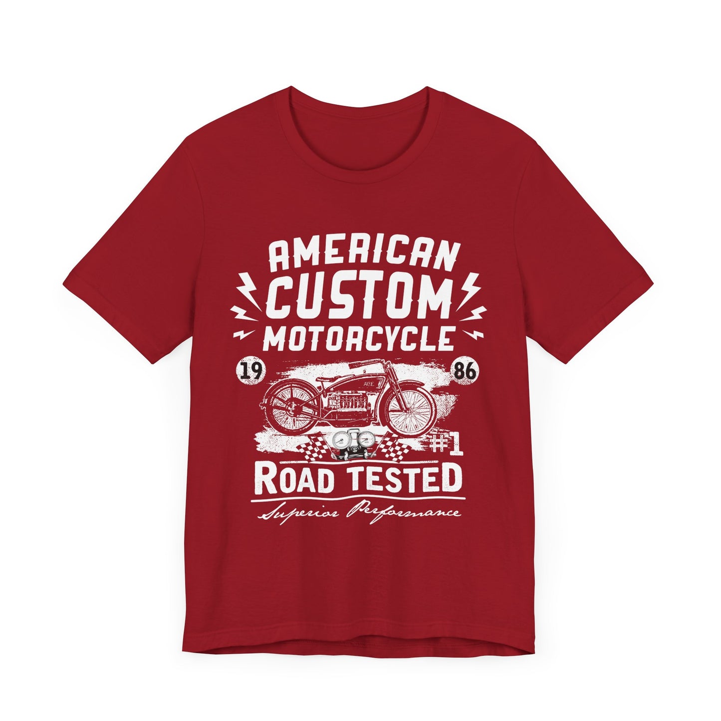 American Custom Motorcycle - Unisex Jersey Short Sleeve Tee - 13402
