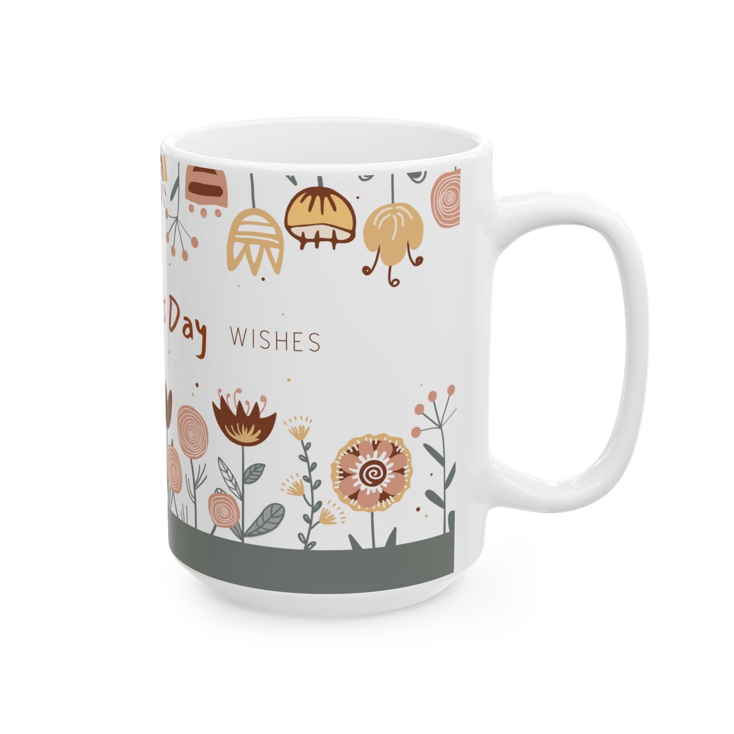 Warmest Mother's Day Wishes, Customizable - Ceramic Mug, (11oz, 15oz) - 10898