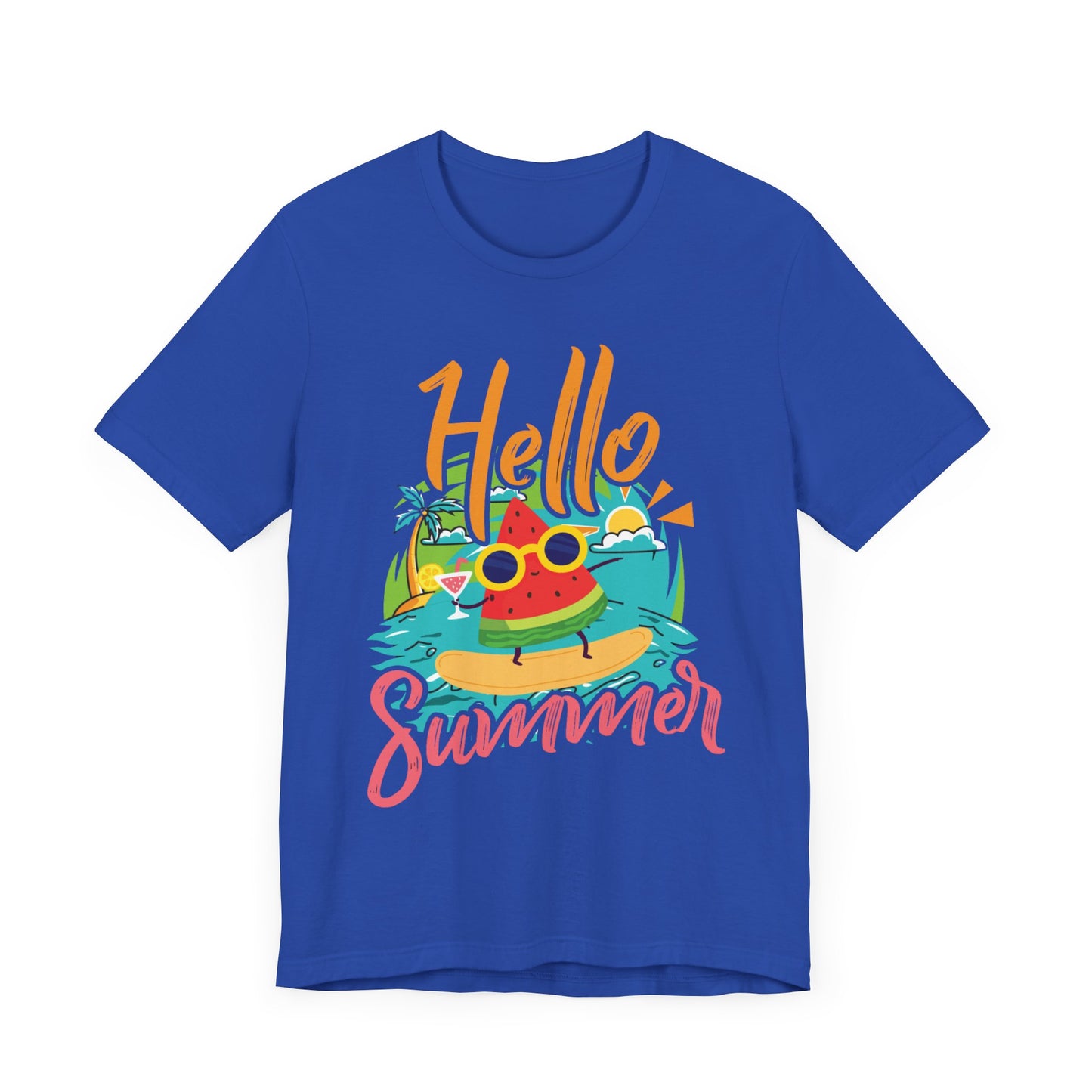 Hello Summer - Unisex Jersey Short Sleeve Tee - 13089