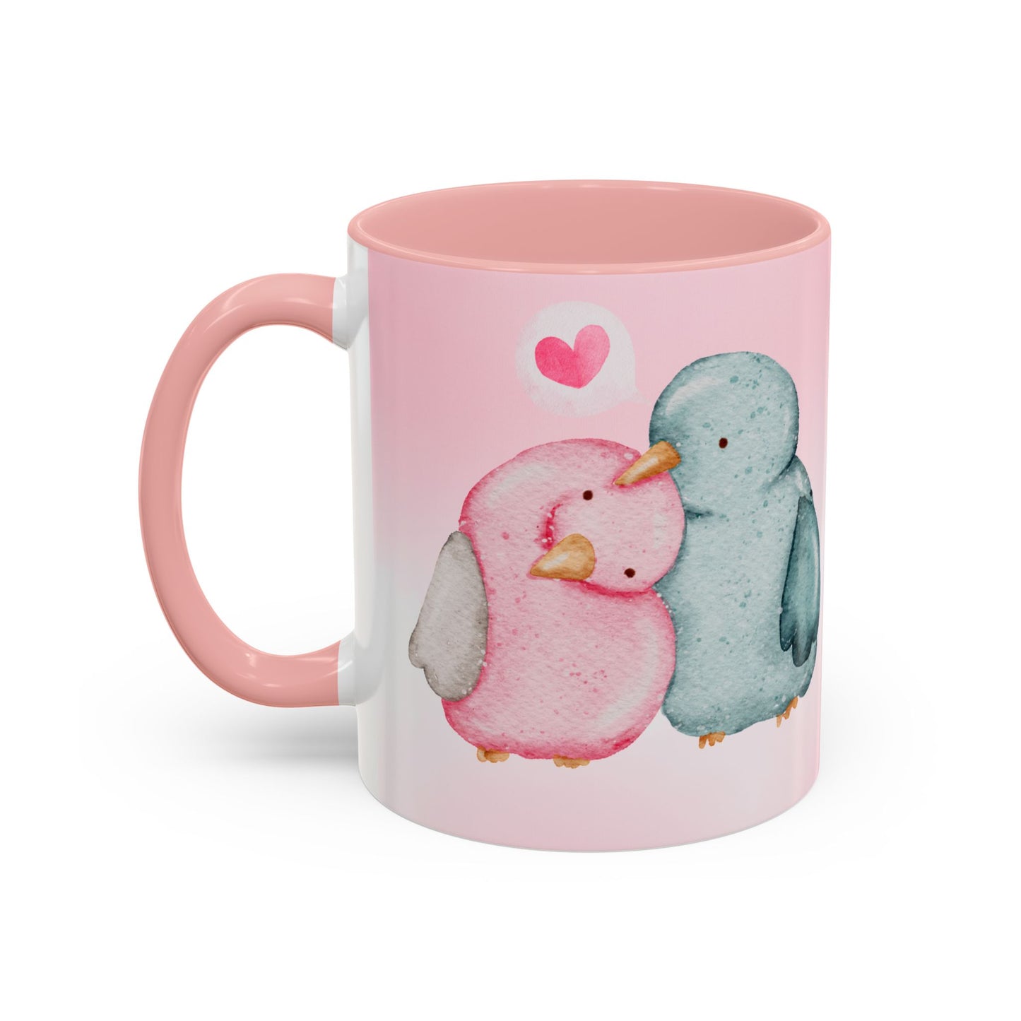 Male and Female Penguins, I will Always Love You - Accent Coffee Mug (11, 15oz) - 11018