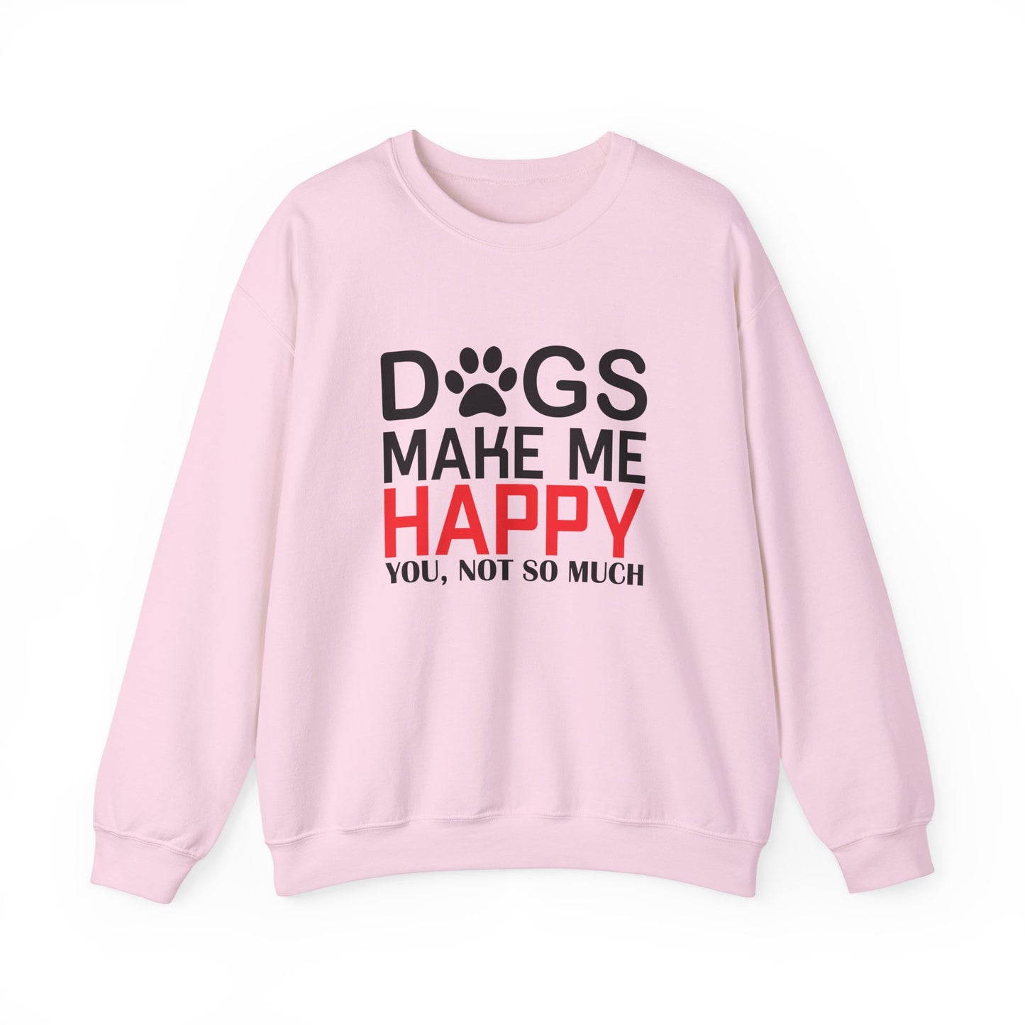 Dogs Make Me Happy - Unisex Heavy Blend™ Crewneck Sweatshirt