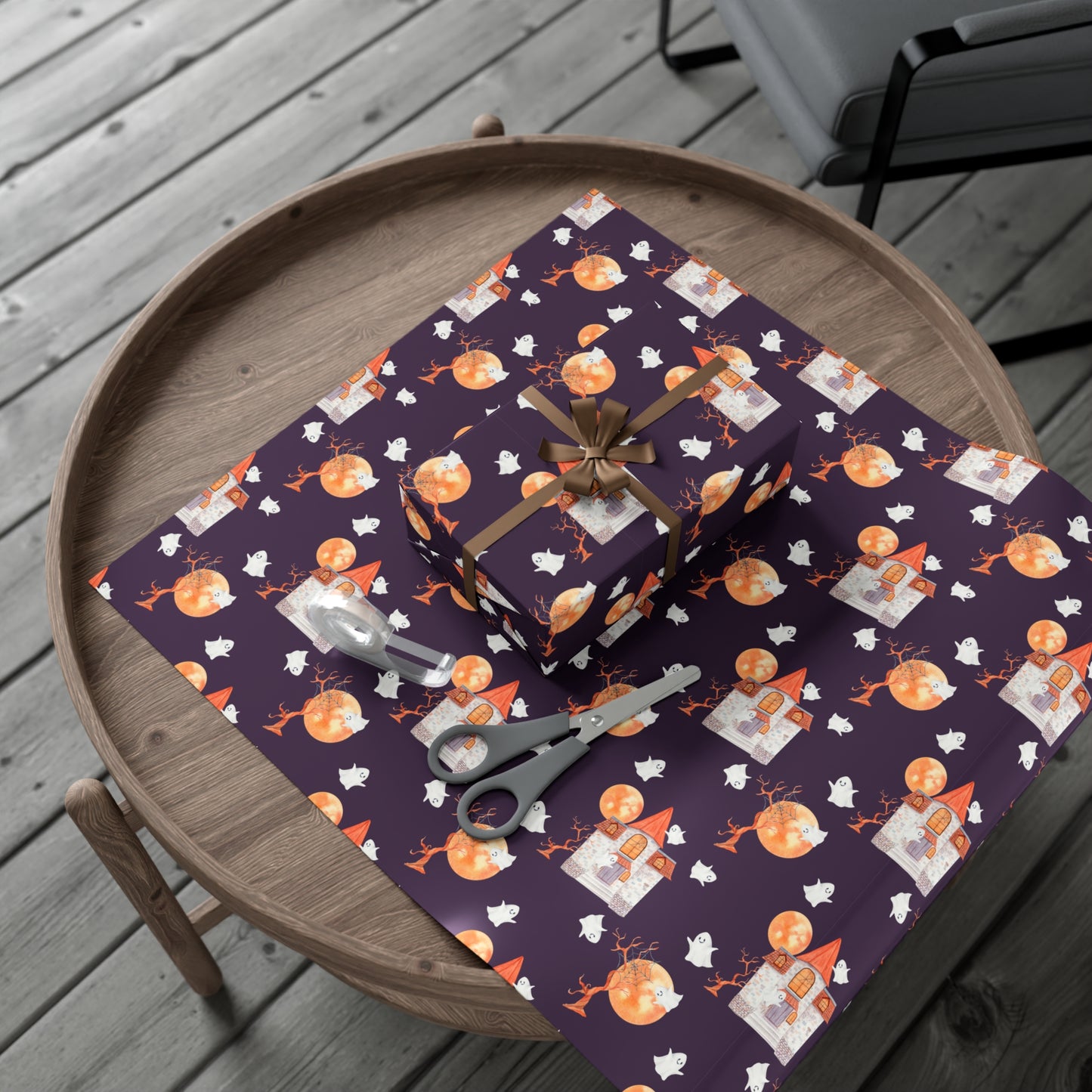 Halloween House - Gift Wrap Papers