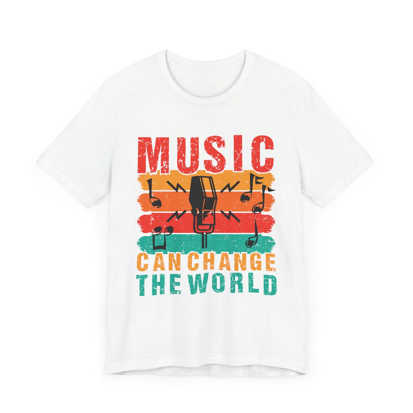 Music Can Change The World - Unisex Jersey Short Sleeve Tee