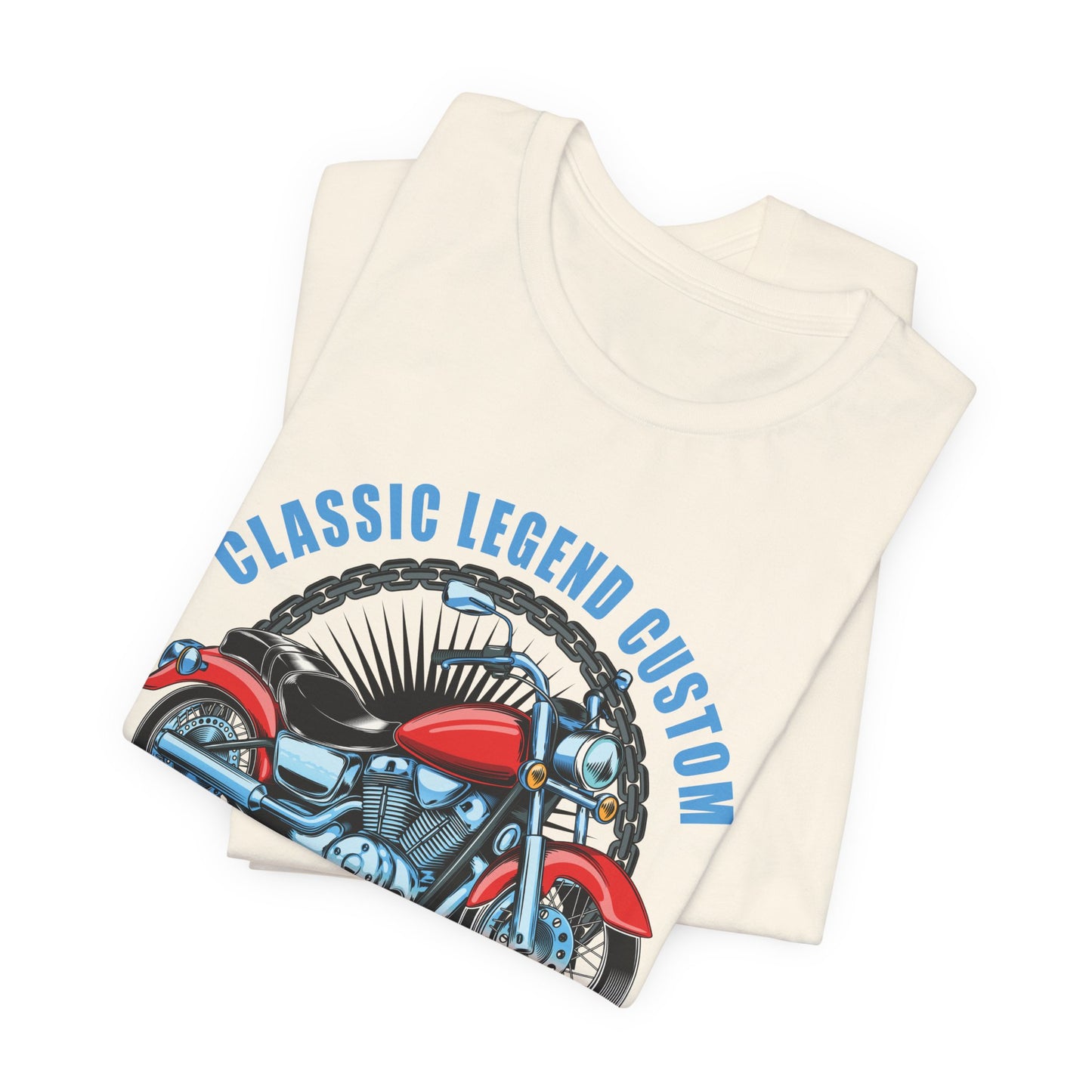 Classic Legend Custom, Motorcycle Chopper - Unisex Jersey Short Sleeve Tee - 13556