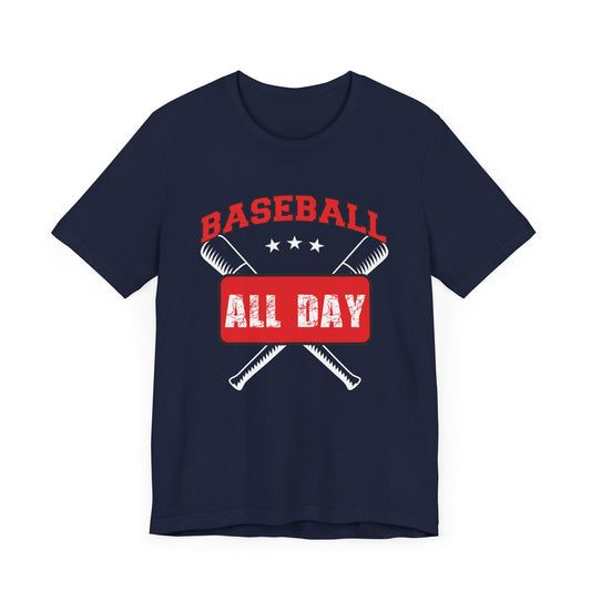 Baseball All Day - Unisex Jersey Short Sleeve Tee