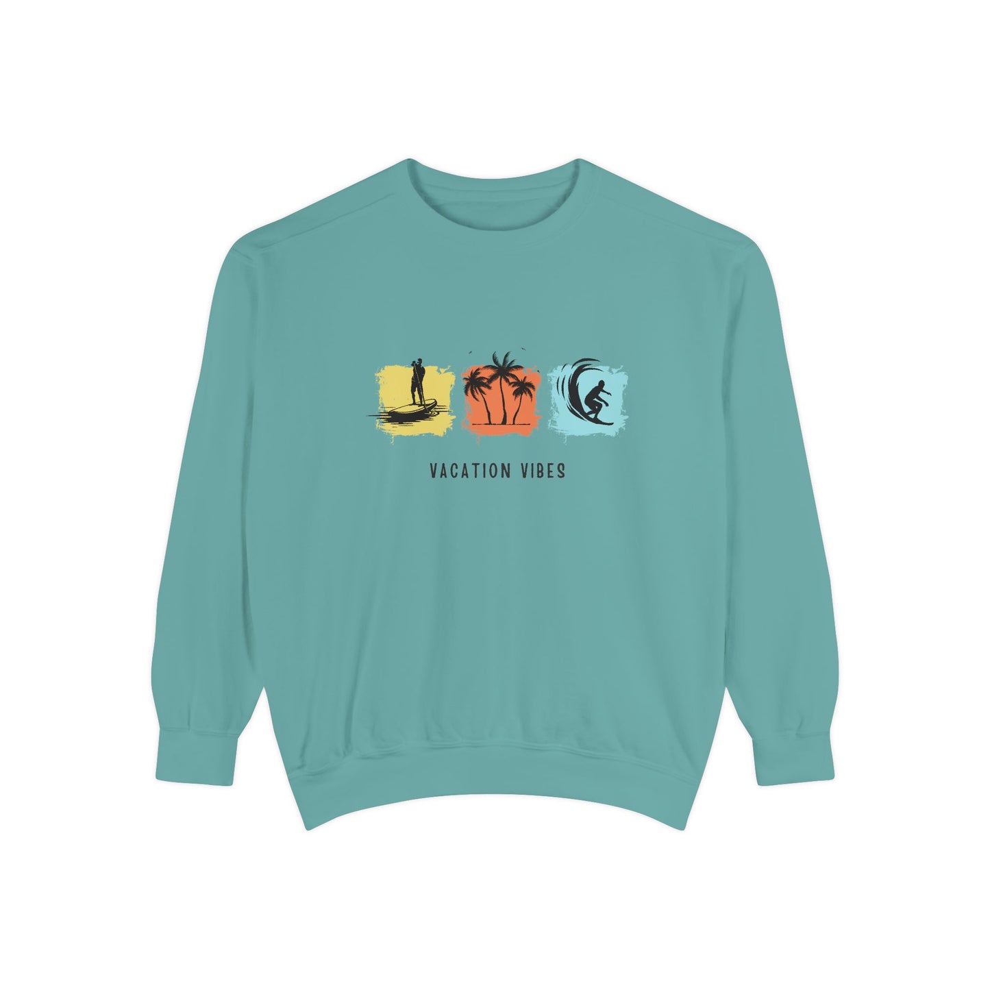 Vacation Vibes - Unisex Garment-Dyed Sweatshirt - 10485