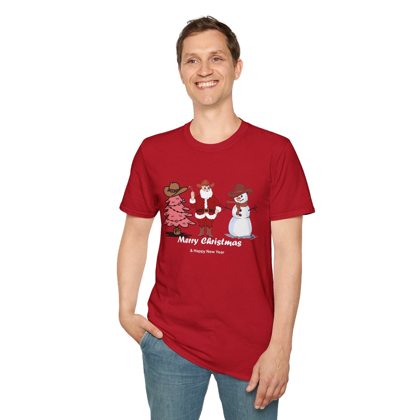 Cowboy's Christmas - Unisex Softstyle T-Shirt - 10349